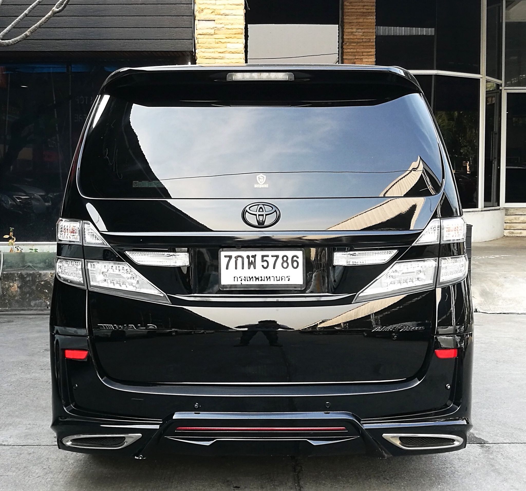 2014 Toyota Vellfire สีดำ