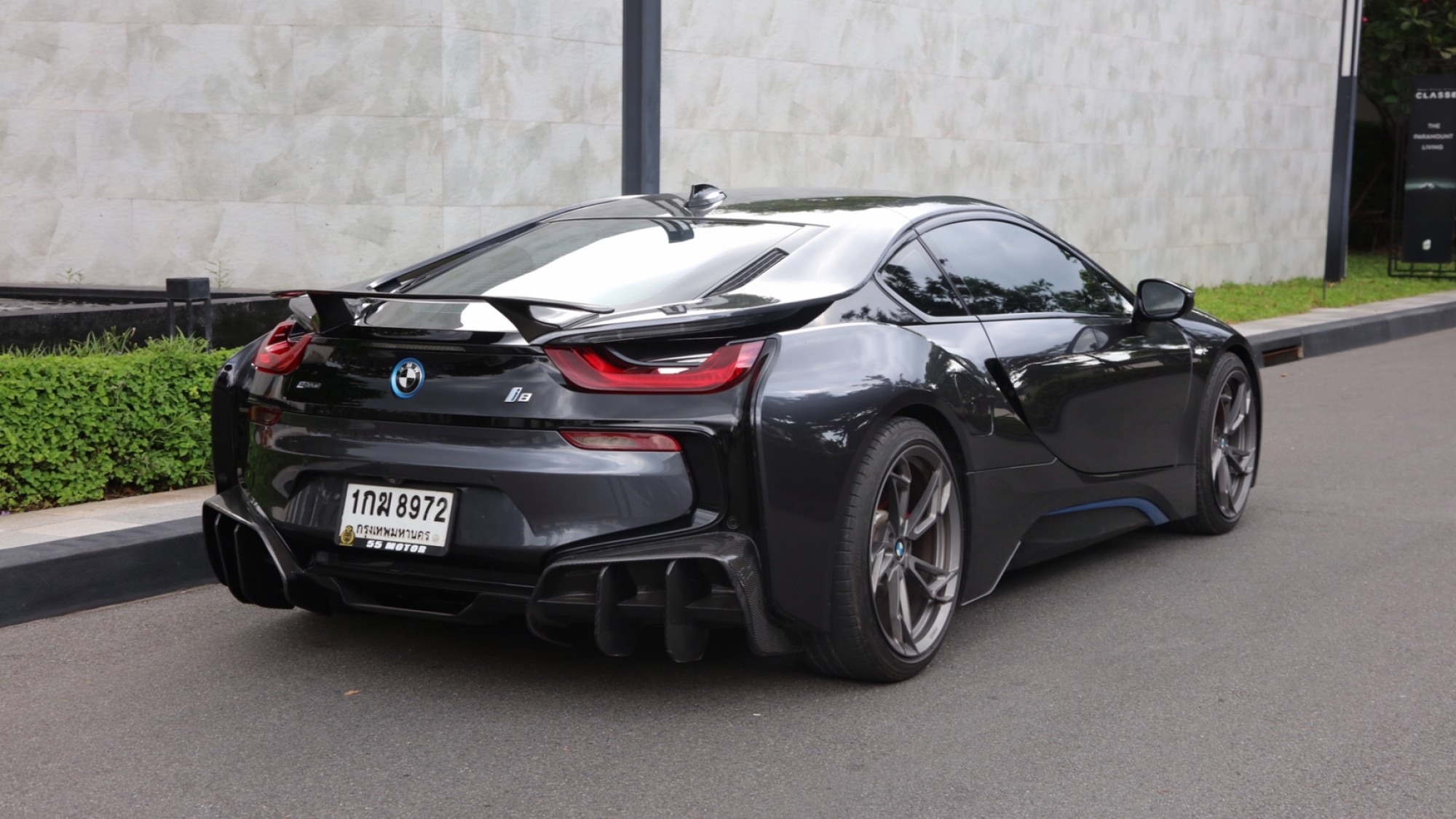 2015 BMW I8 สีดำ