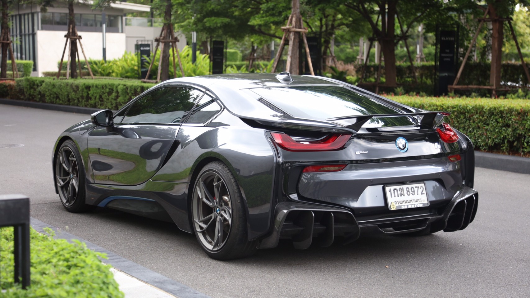 2015 BMW I8 สีดำ