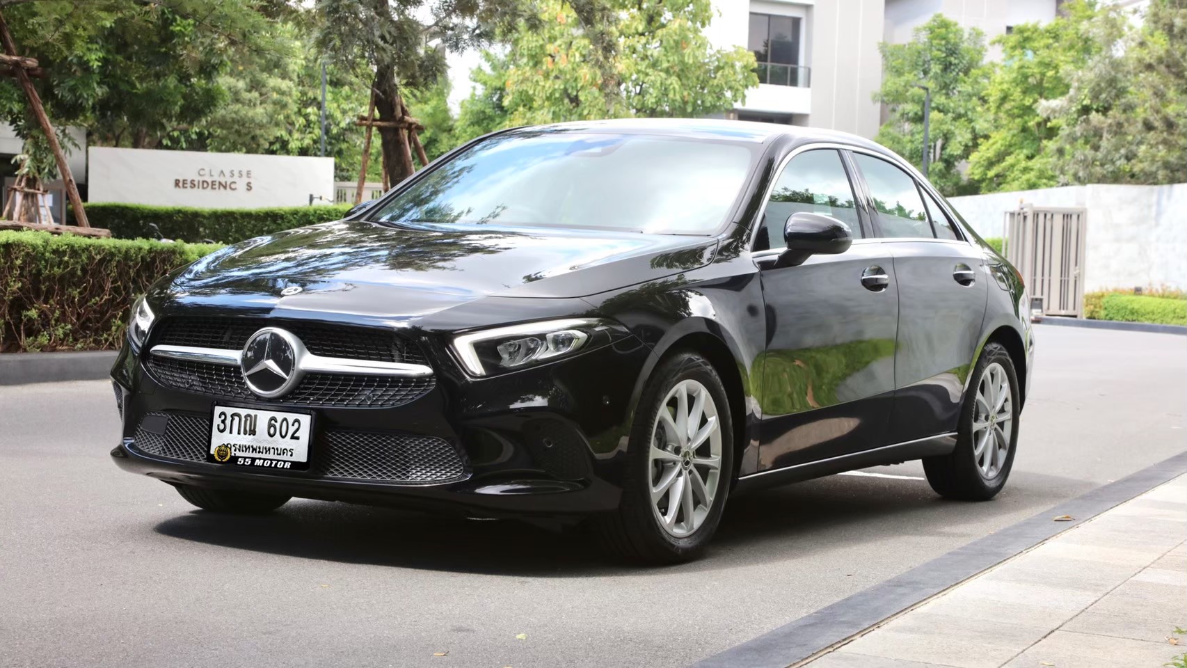 2022 Mercedes-Benz A-Class A200 สีดำ