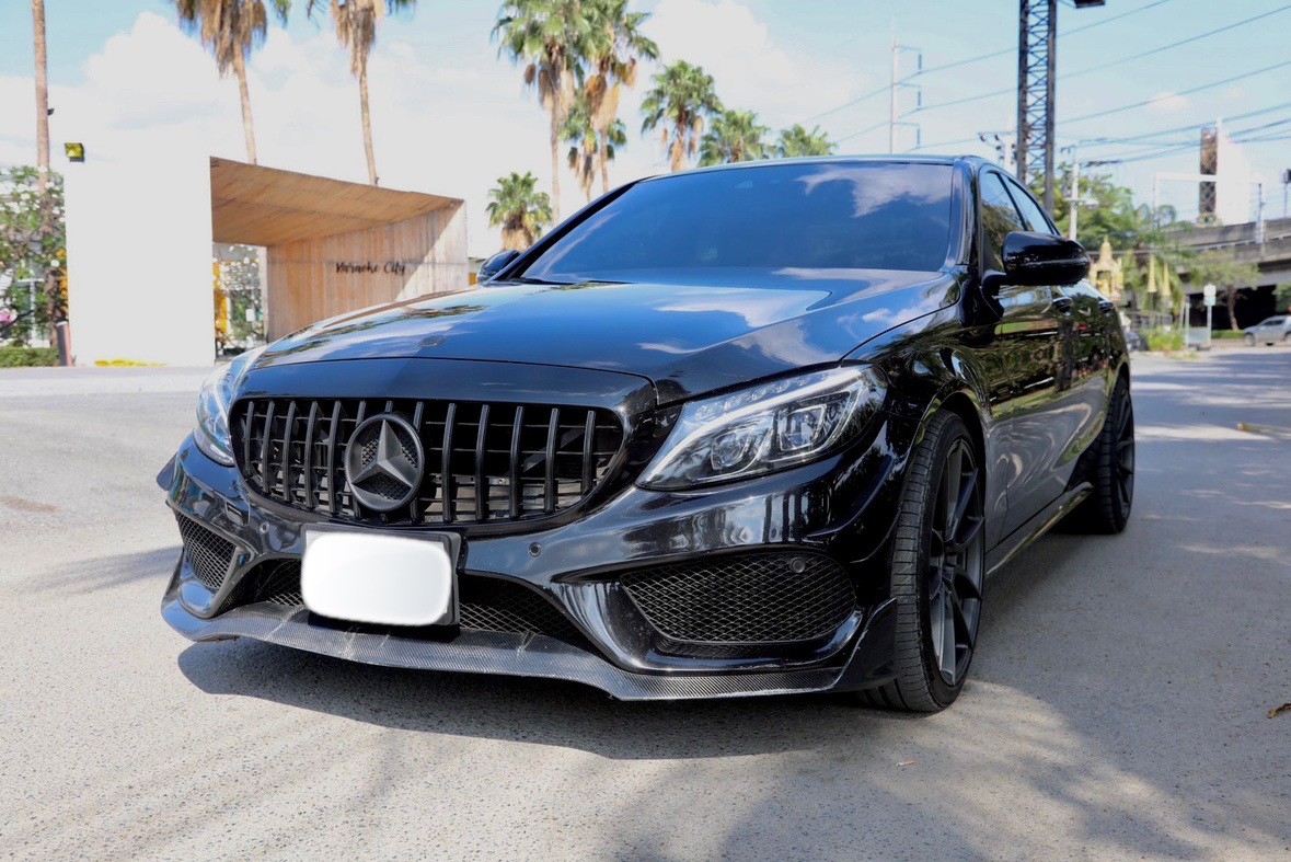 2015 Mercedes-Benz C-Class C300 AMG สีดำ