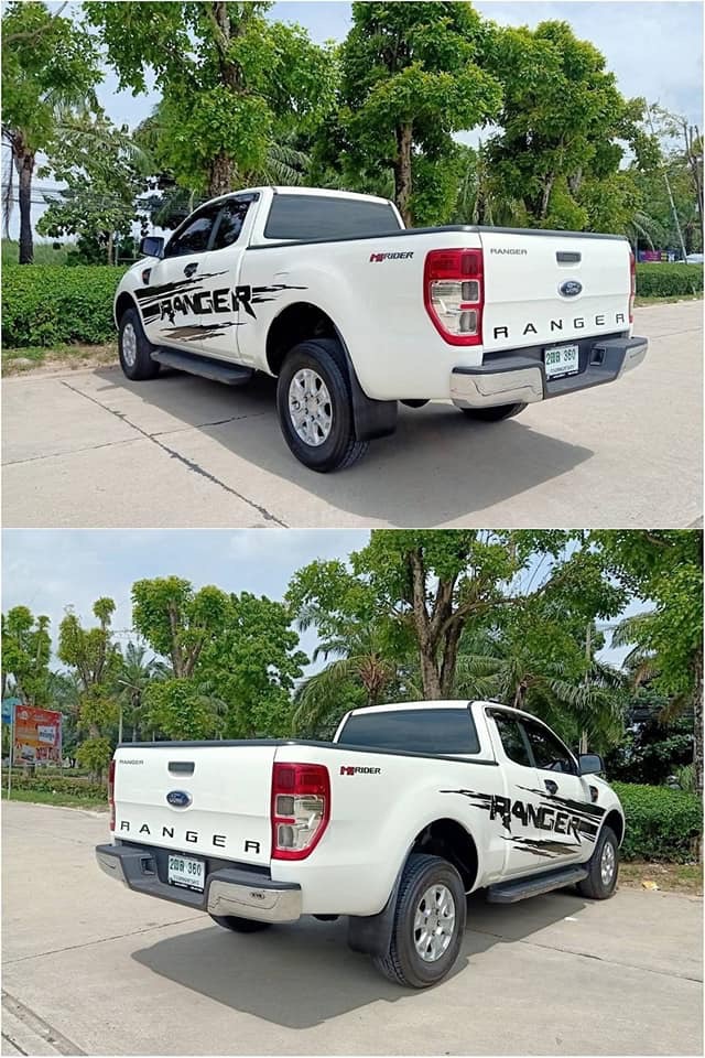 Ford Ranger Open cab ปี 2018 สีขาว (รูปที่ 3)