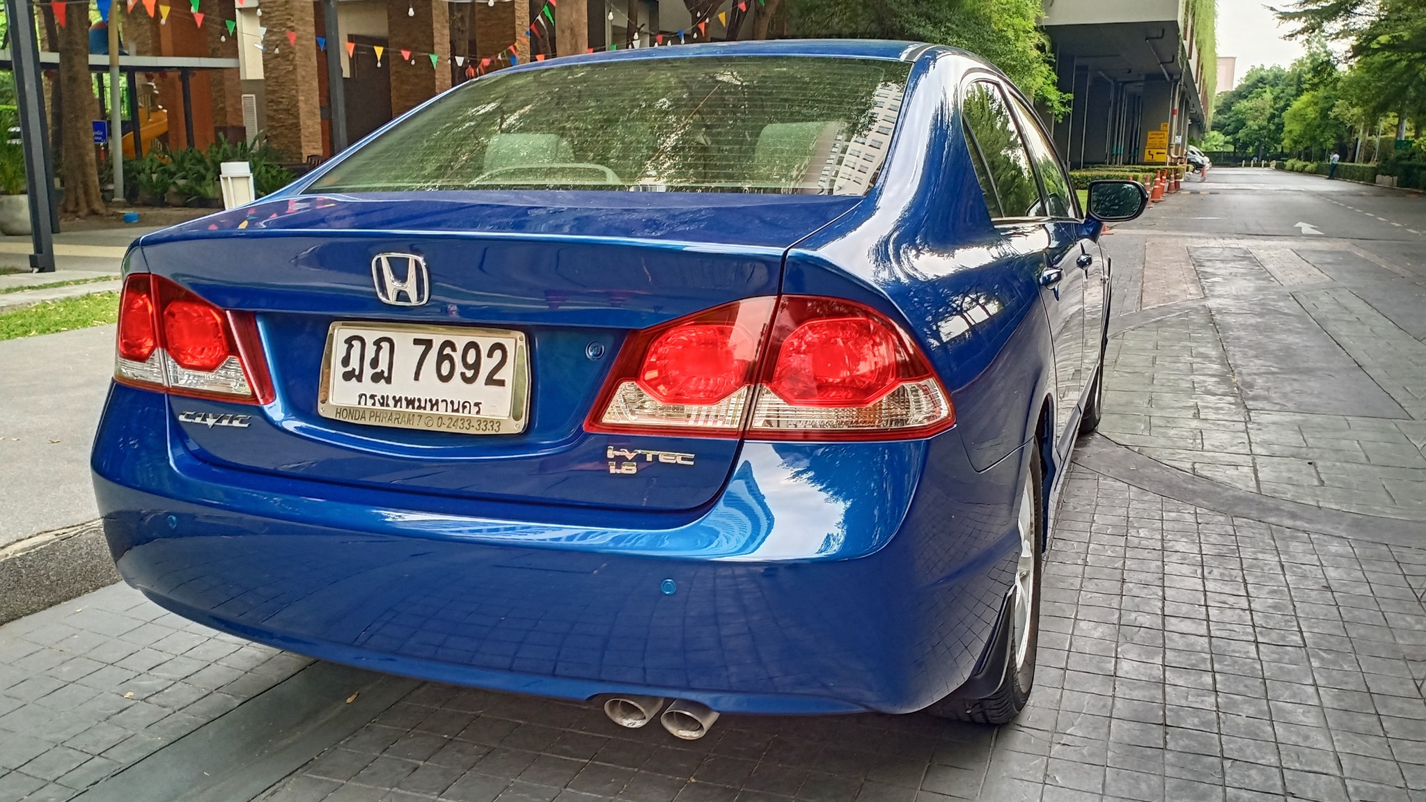 2010 Honda Civic 1.8S à¸ªà¸µà¸™à¹‰à¸³à¹€à¸‡à¸´à¸™