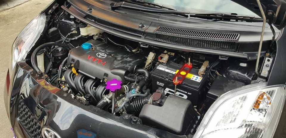 Toyota Yaris ปี 2008 สีดำ (รูปที่ 8)