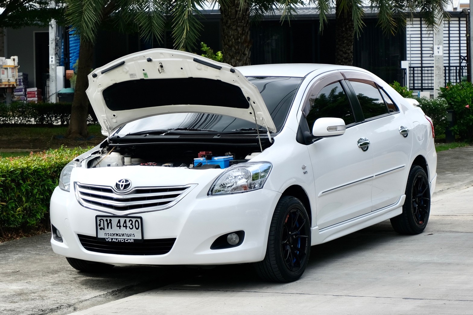 Toyota vios 1.5E ออโต้ เบนซิน ปี2010 สีขาว ฟรีดาวน์ (รูปที่ 12)