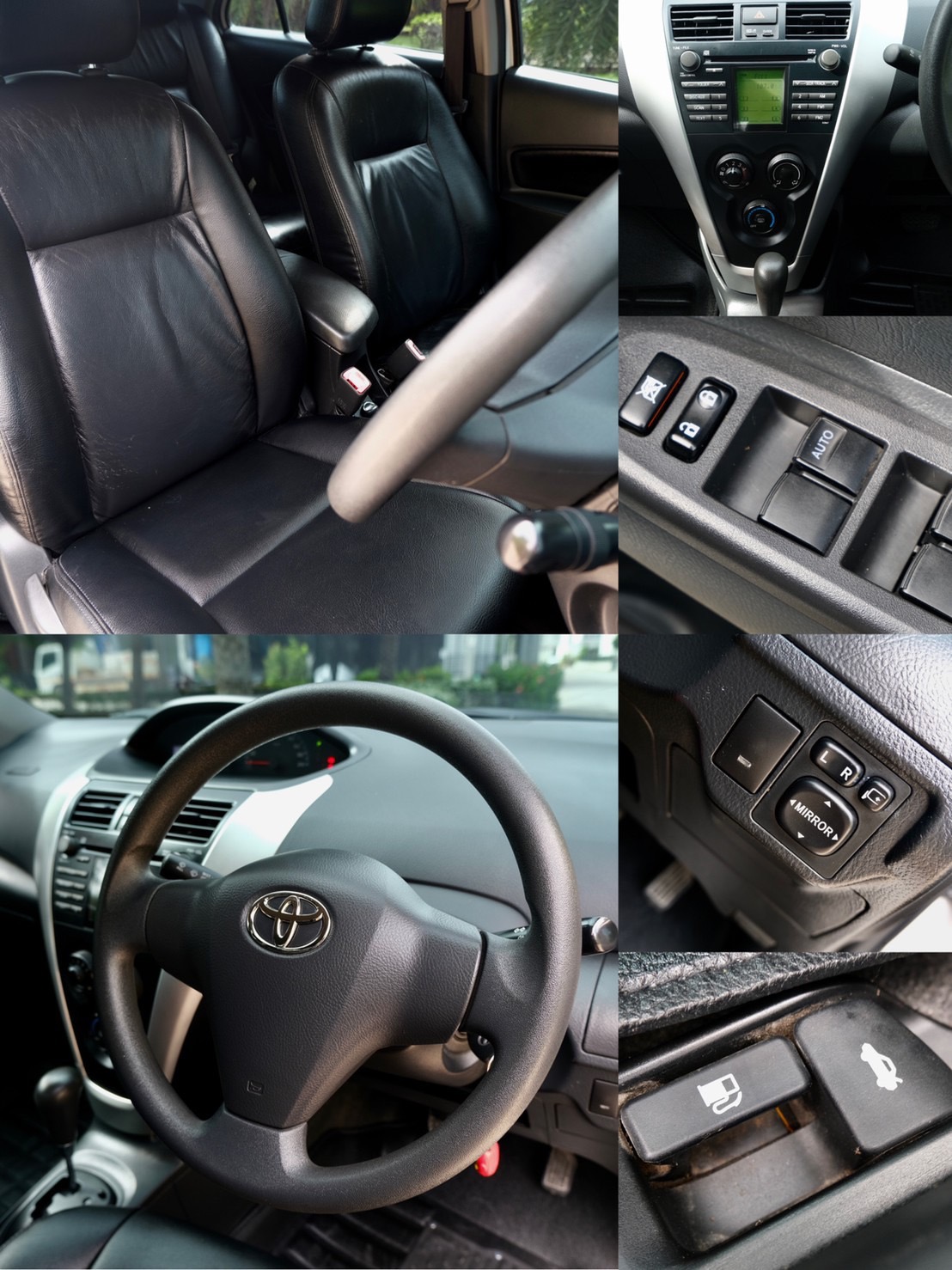 Toyota vios 1.5E ออโต้ เบนซิน ปี2010 สีขาว ฟรีดาวน์ (รูปที่ 13)