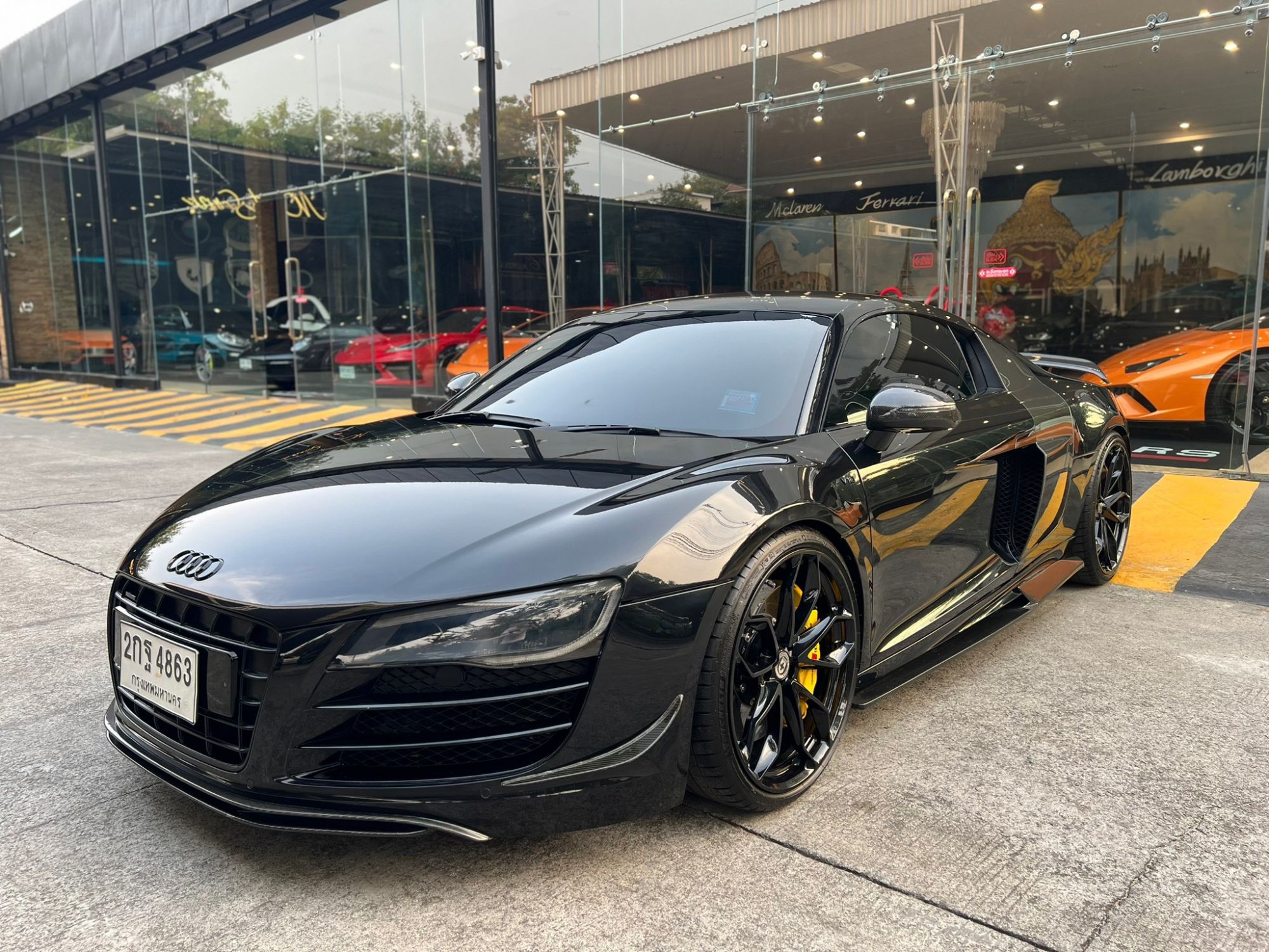 2013 Audi R8 (4S) สีดำ (รูปที่ 7)