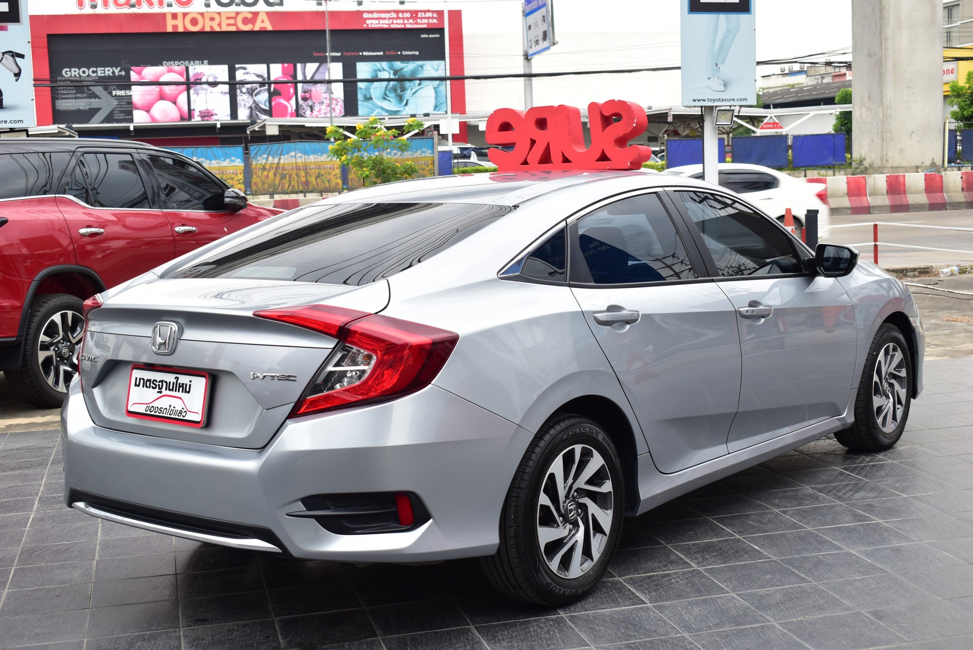 2019 Honda Civic Sedan สีเทา (รูปที่ 4)
