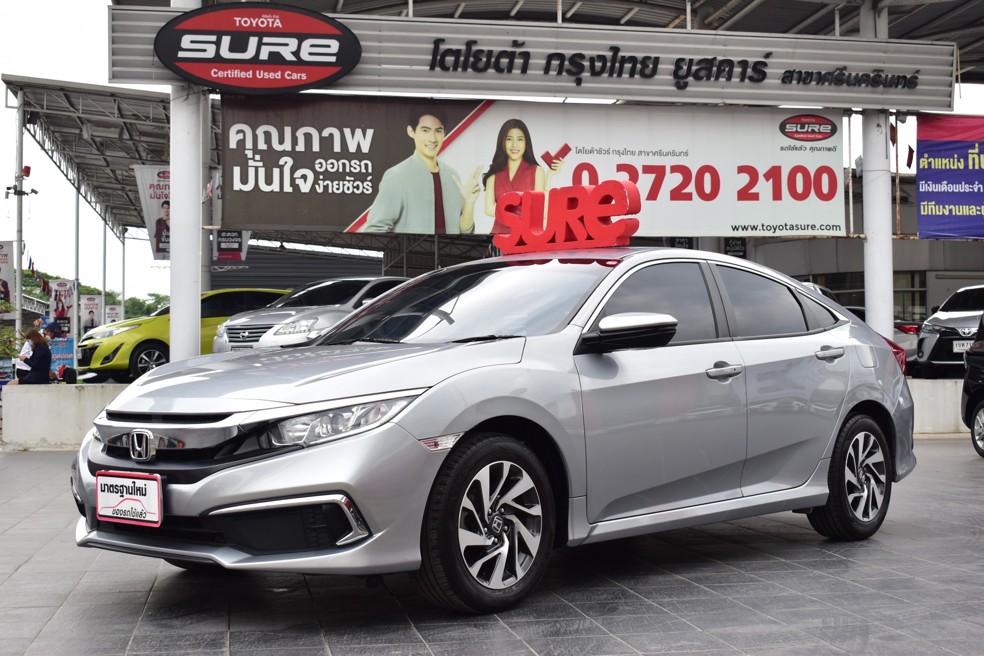 2019 Honda Civic Sedan สีเทา