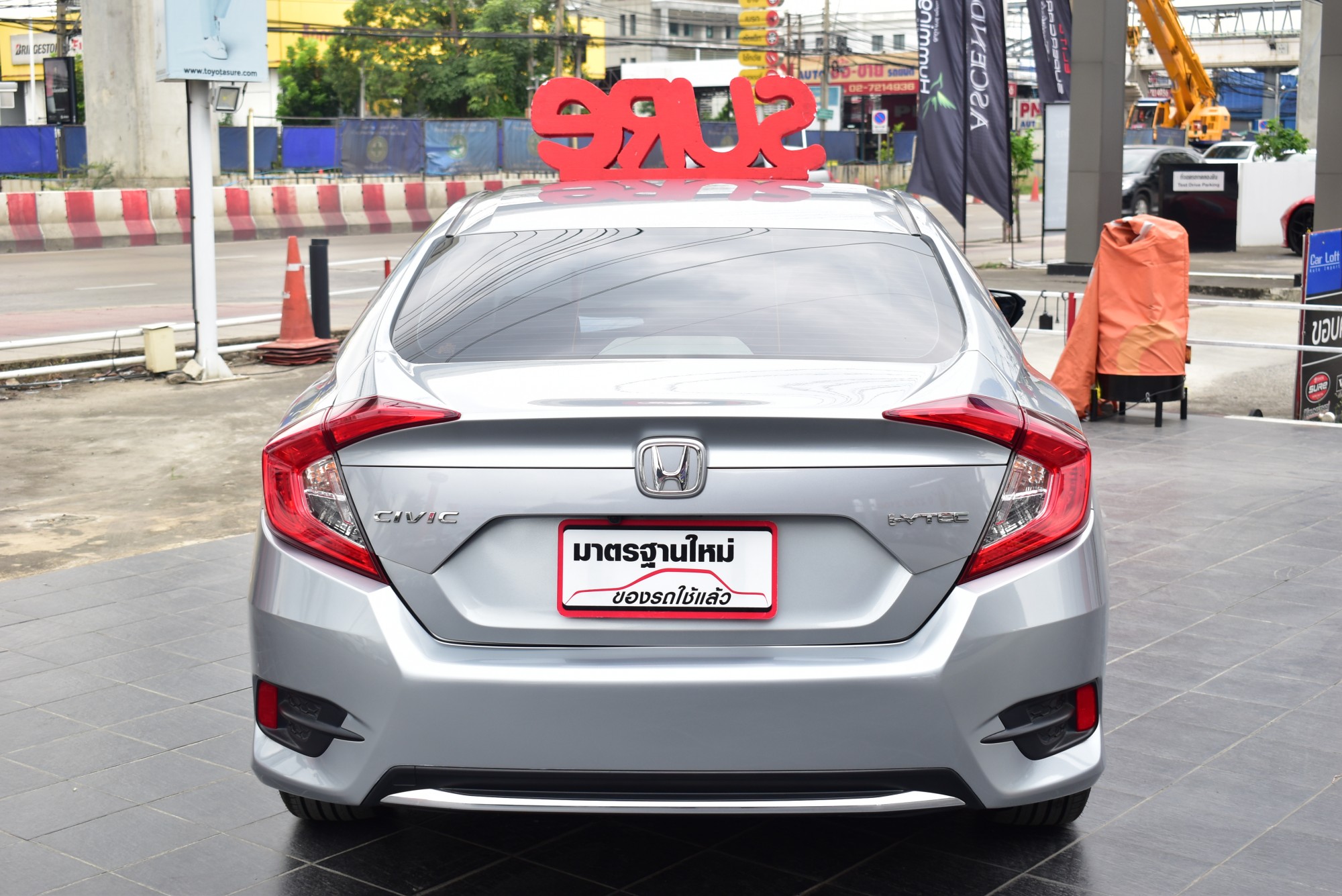 2019 Honda Civic Sedan สีเทา (รูปที่ 3)