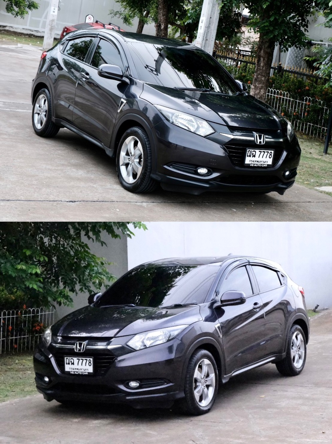 Honda HR-V 1.8E ปี2015 สีเทา ออโต้ เบนซิน ไมล์ 120,000 กม.