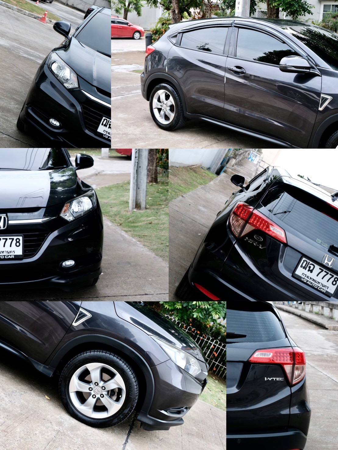 Honda HR-V 1.8E ปี2015 สีเทา ออโต้ เบนซิน ไมล์ 120,000 กม.