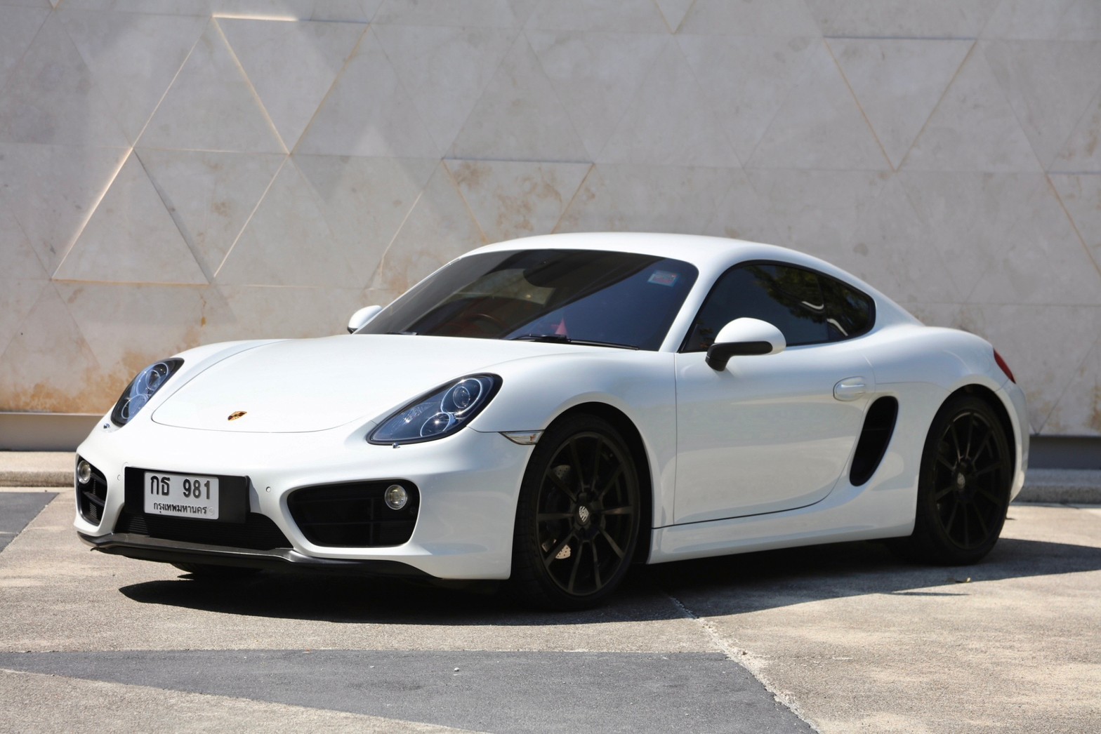 2016 Porsche Cayman 981 สีขาว (รูปที่ 12)