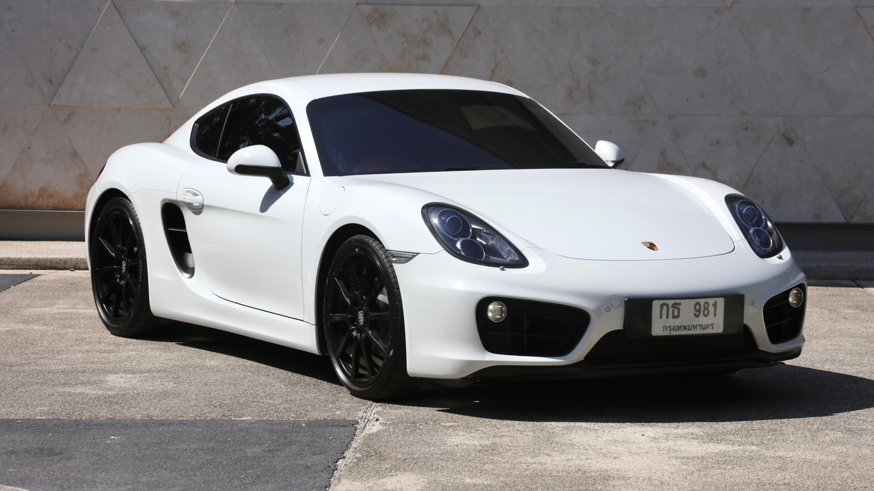 2016 Porsche Cayman 981 สีขาว