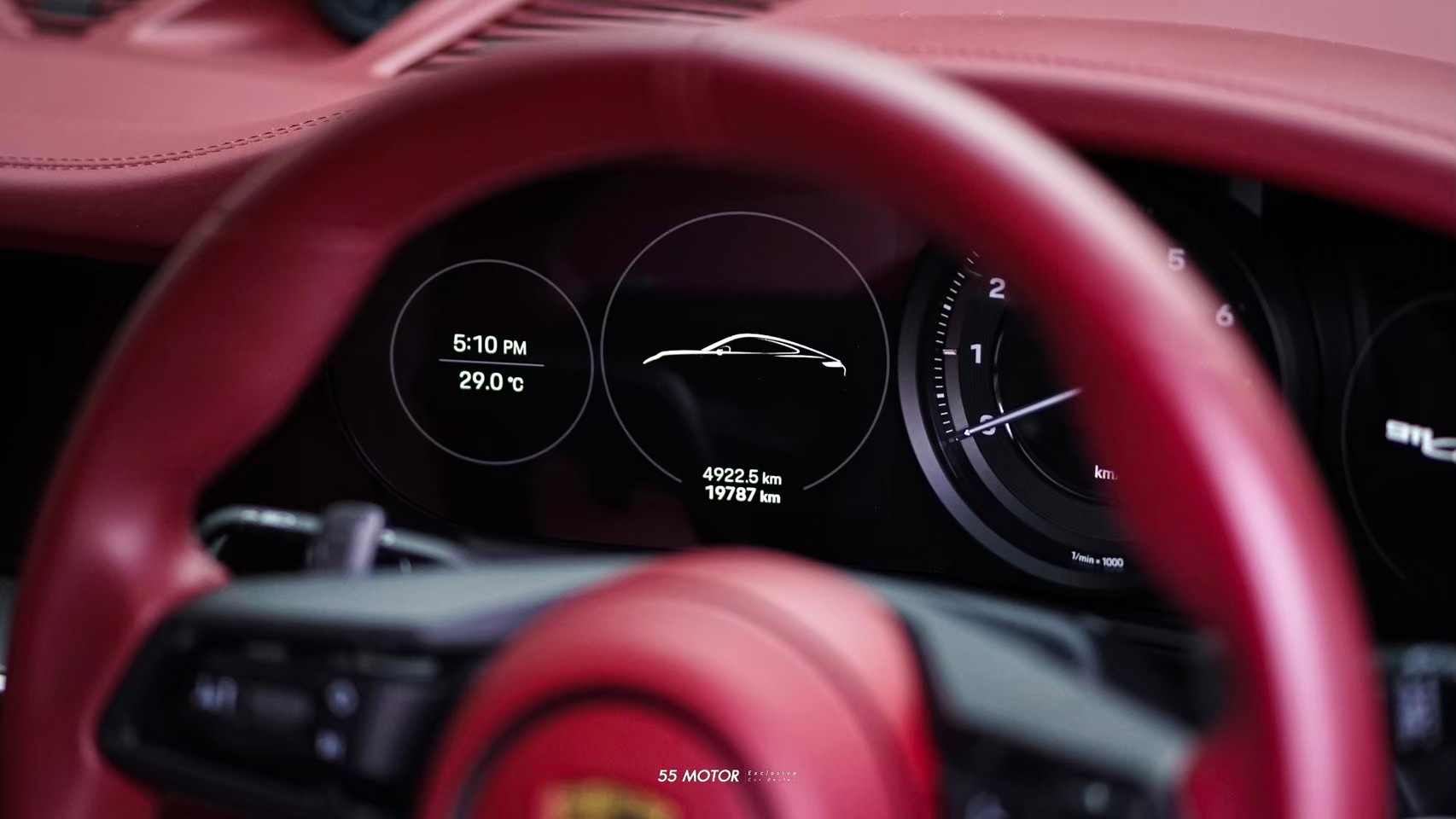 2021 Porsche Carrera 992 สีเทา (รูปที่ 5)