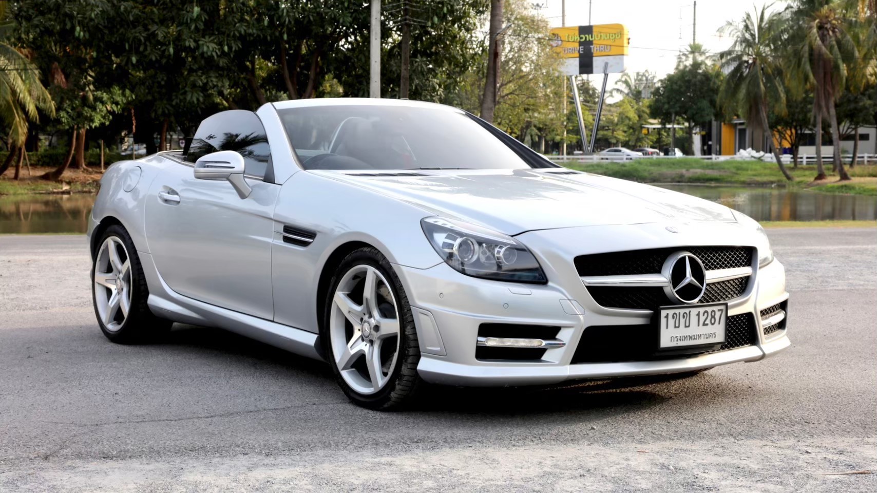 2012 Mercedes-Benz SLK-Class R172 SLK200 สีเงิน