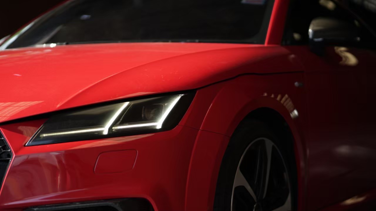 2018 Audi TT Mk3 8S TT สีแดง