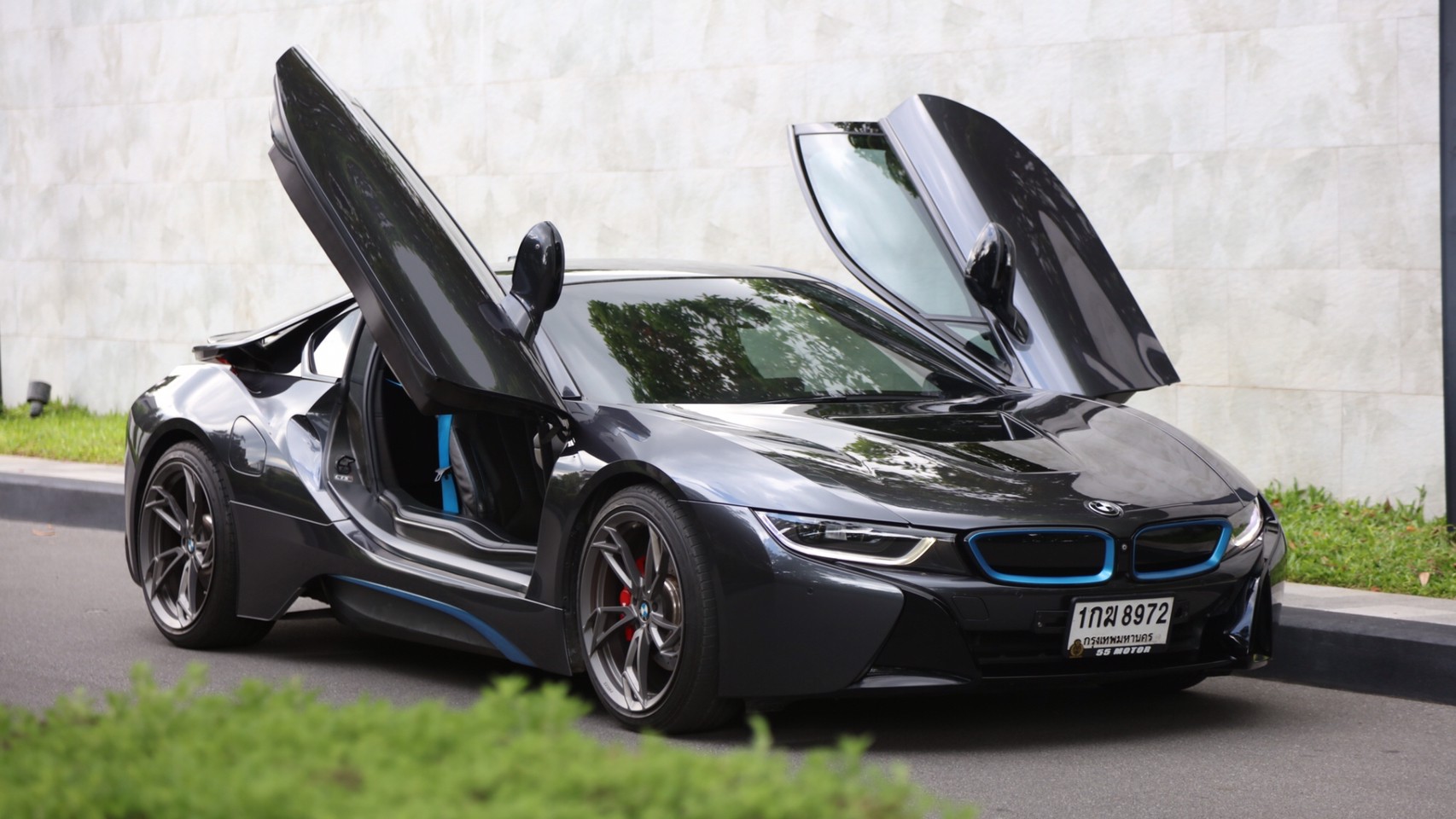 2015 BMW i8 สีดำ