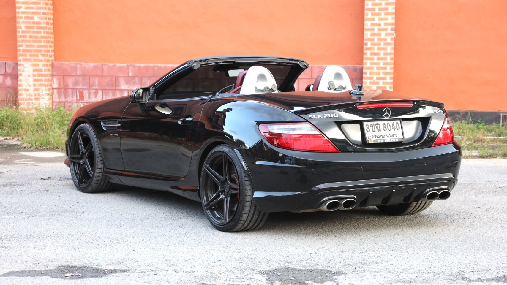 2012 Mercedes-Benz SLK-Class R172 SLK200 สีดำ