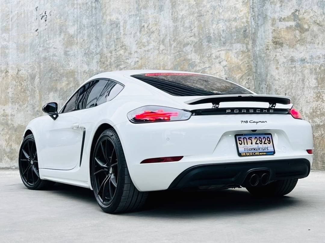 2017 Porsche Cayman 718 สีขาว (รูปที่ 7)