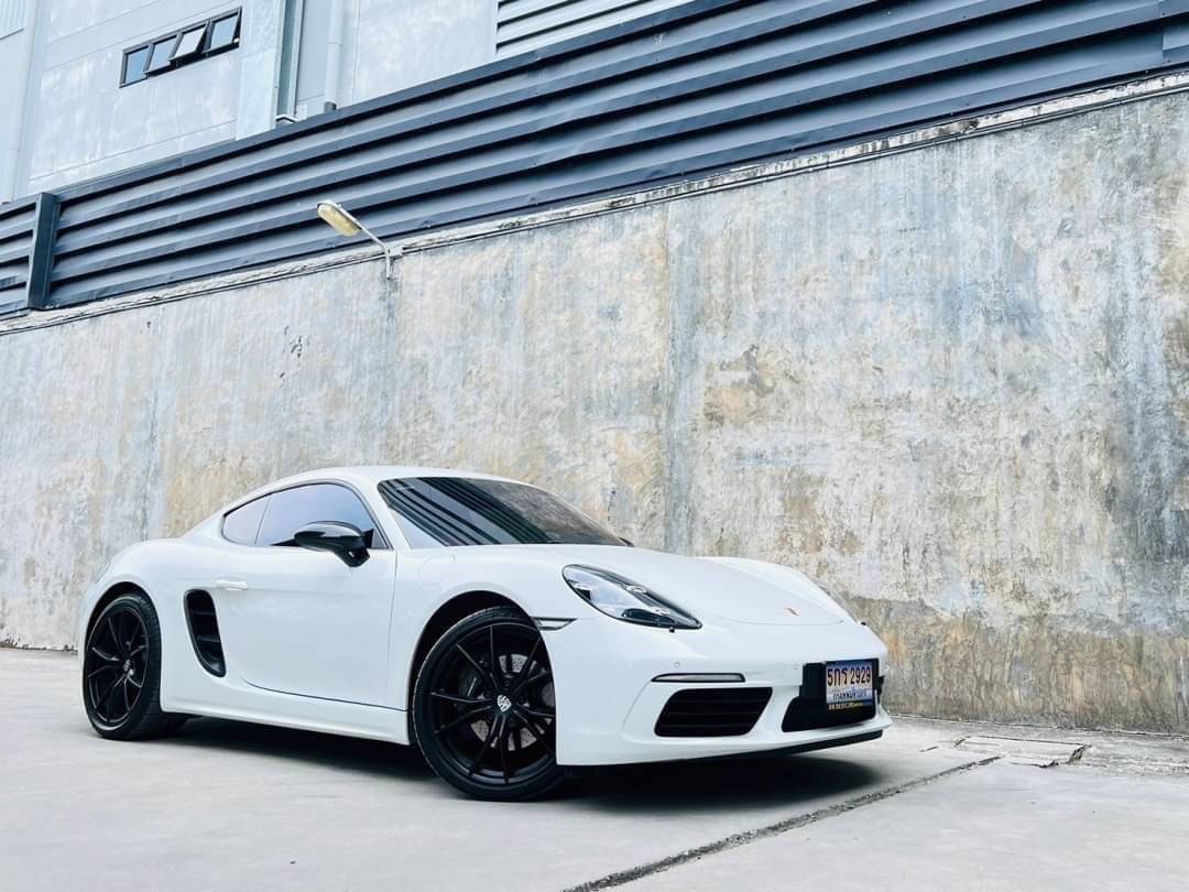 2017 Porsche Cayman 718 สีขาว (รูปที่ 4)