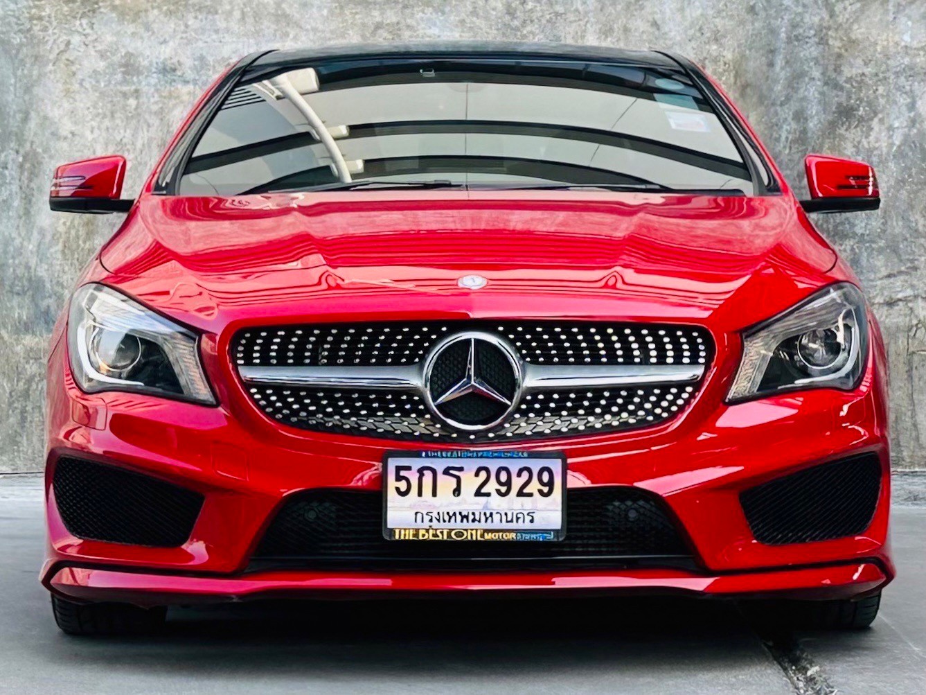 2017 Mercedes-Benz CLA-Class C118 CLA250 สีแดง (รูปที่ 8)