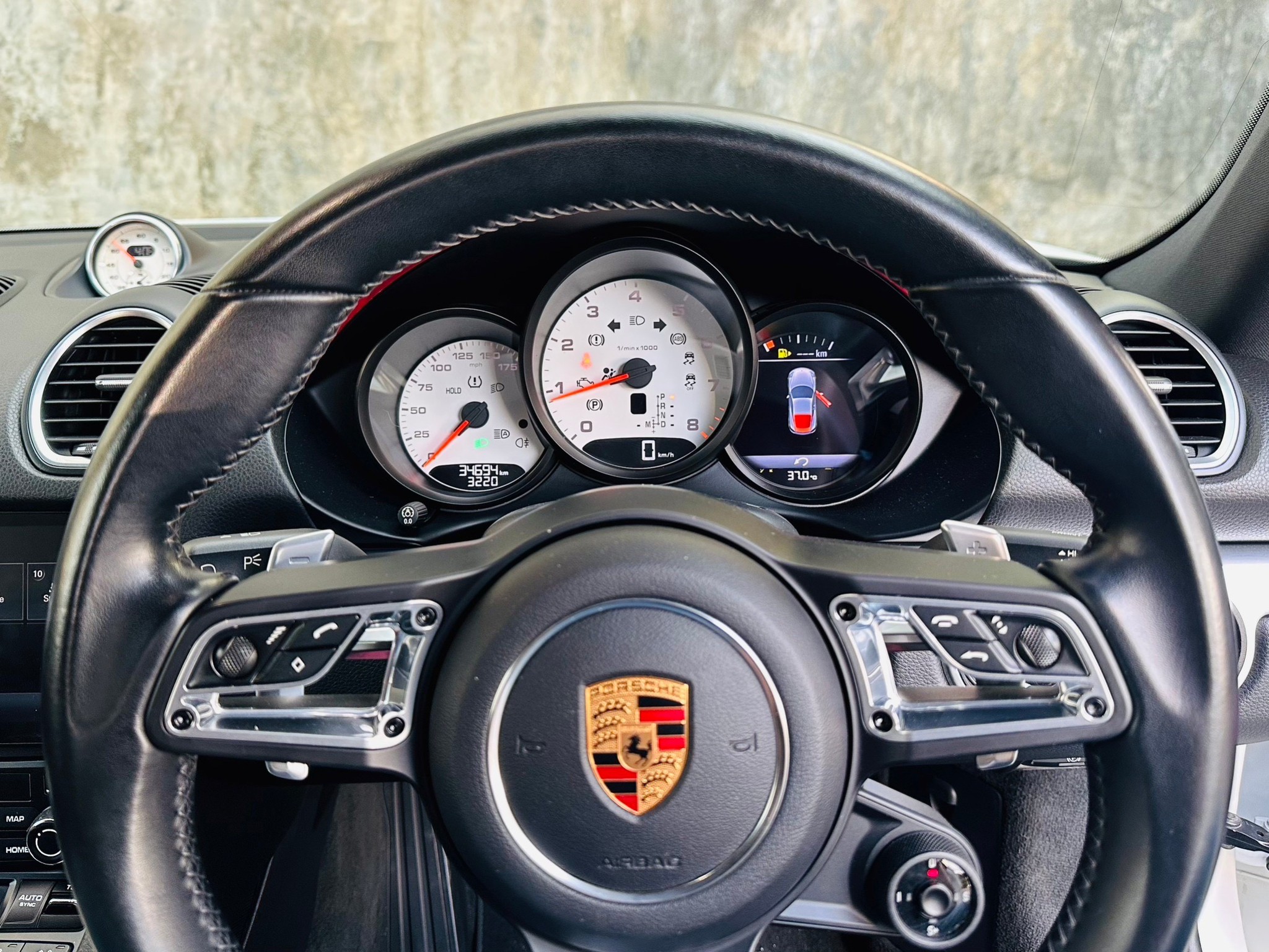 2017 Porsche Cayman 718 สีขาว (รูปที่ 3)