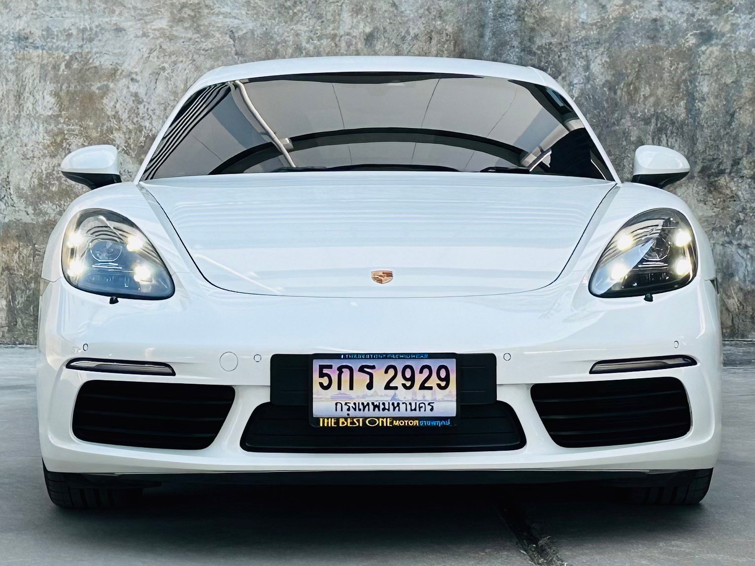 2017 Porsche Cayman 718 สีขาว (รูปที่ 9)