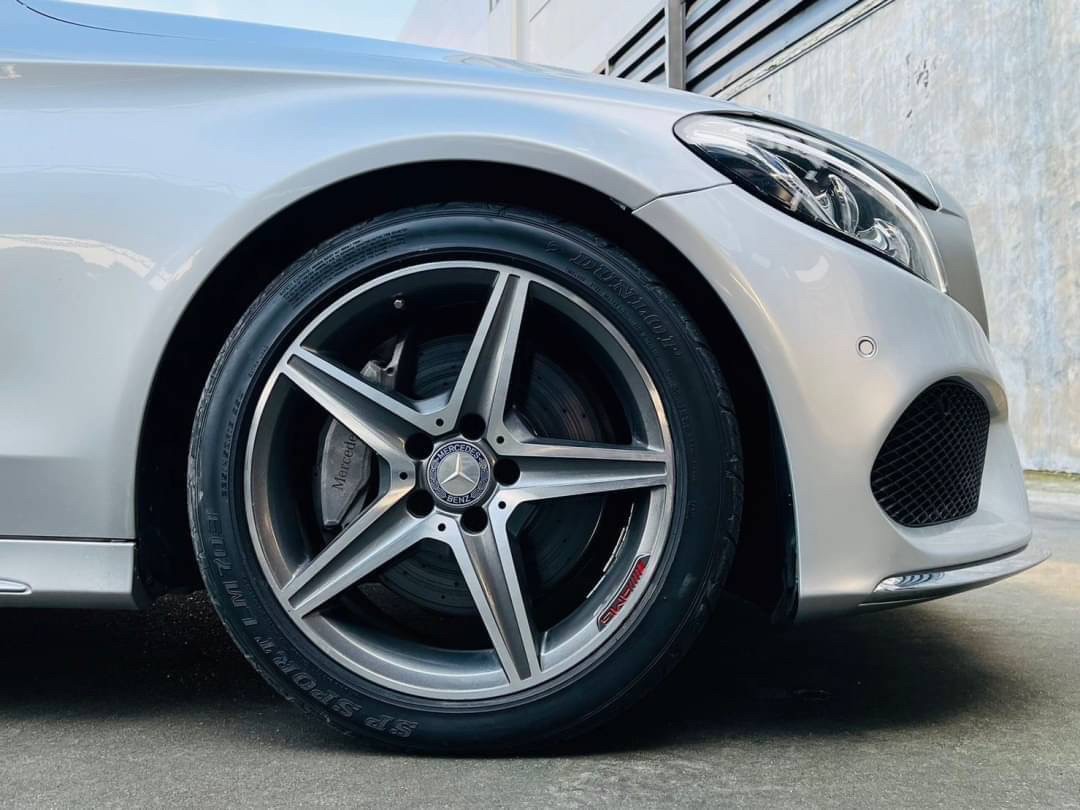 2015 Mercedes-Benz C300 BLUETEC HYBRID AMG Dynamic สีเงิน