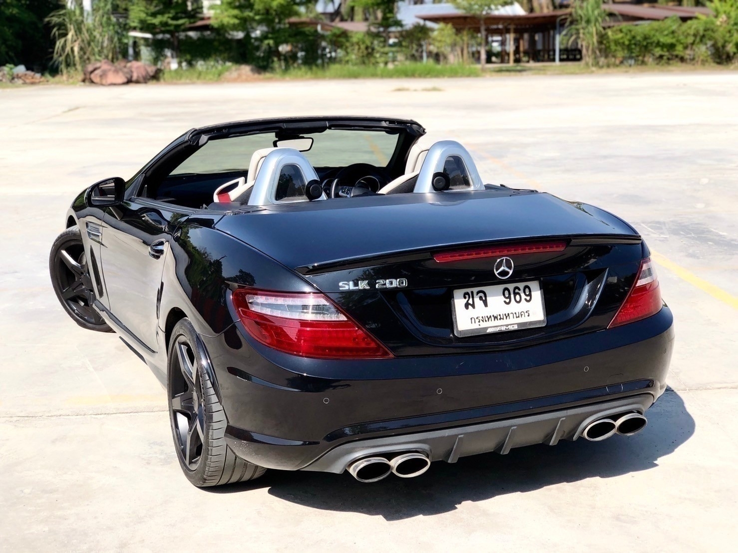 2012 Mercedes-Benz SLK-Class R172 SLK200 สีดำ (รูปที่ 6)