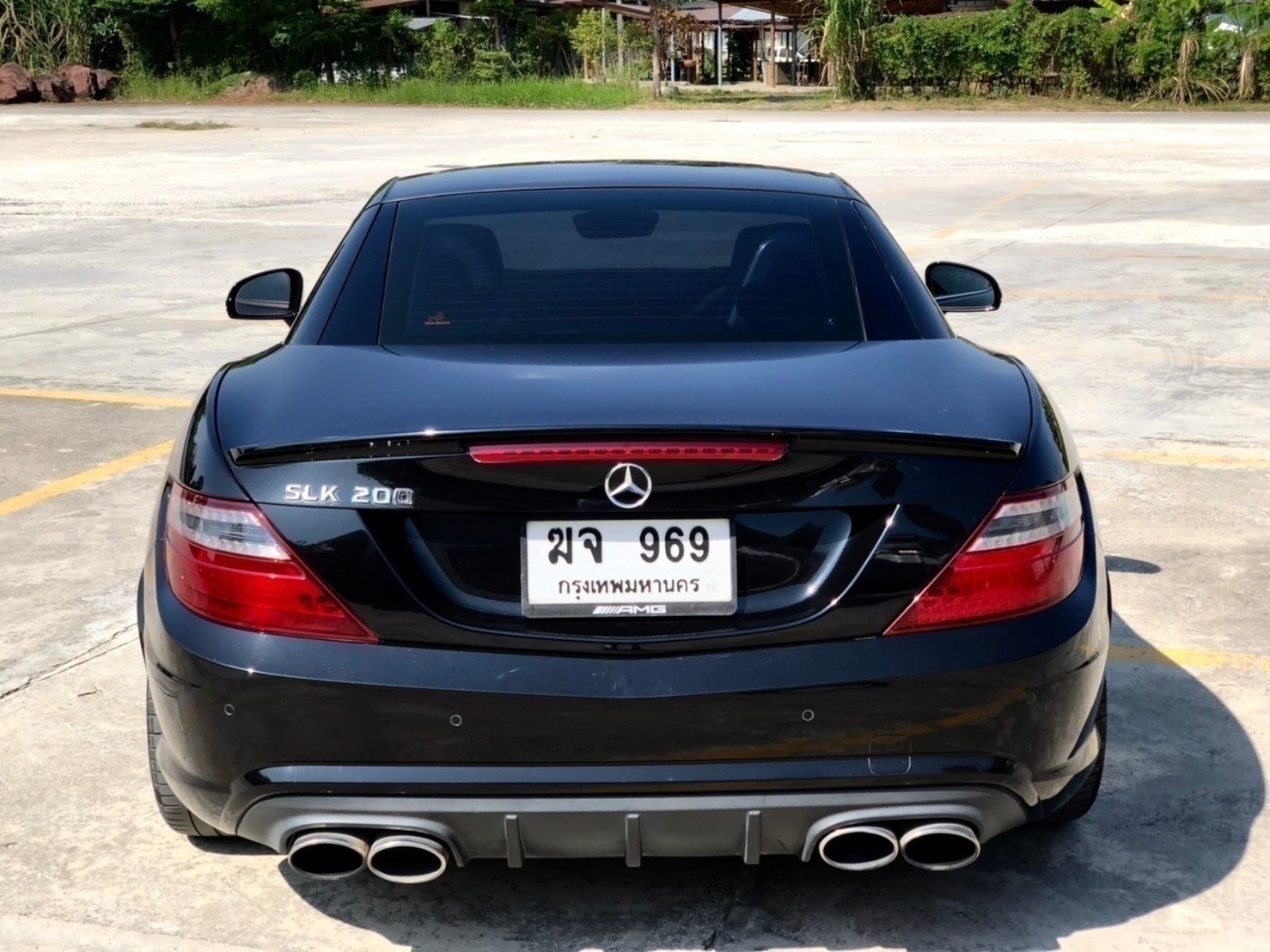 2012 Mercedes-Benz SLK-Class R172 SLK200 สีดำ