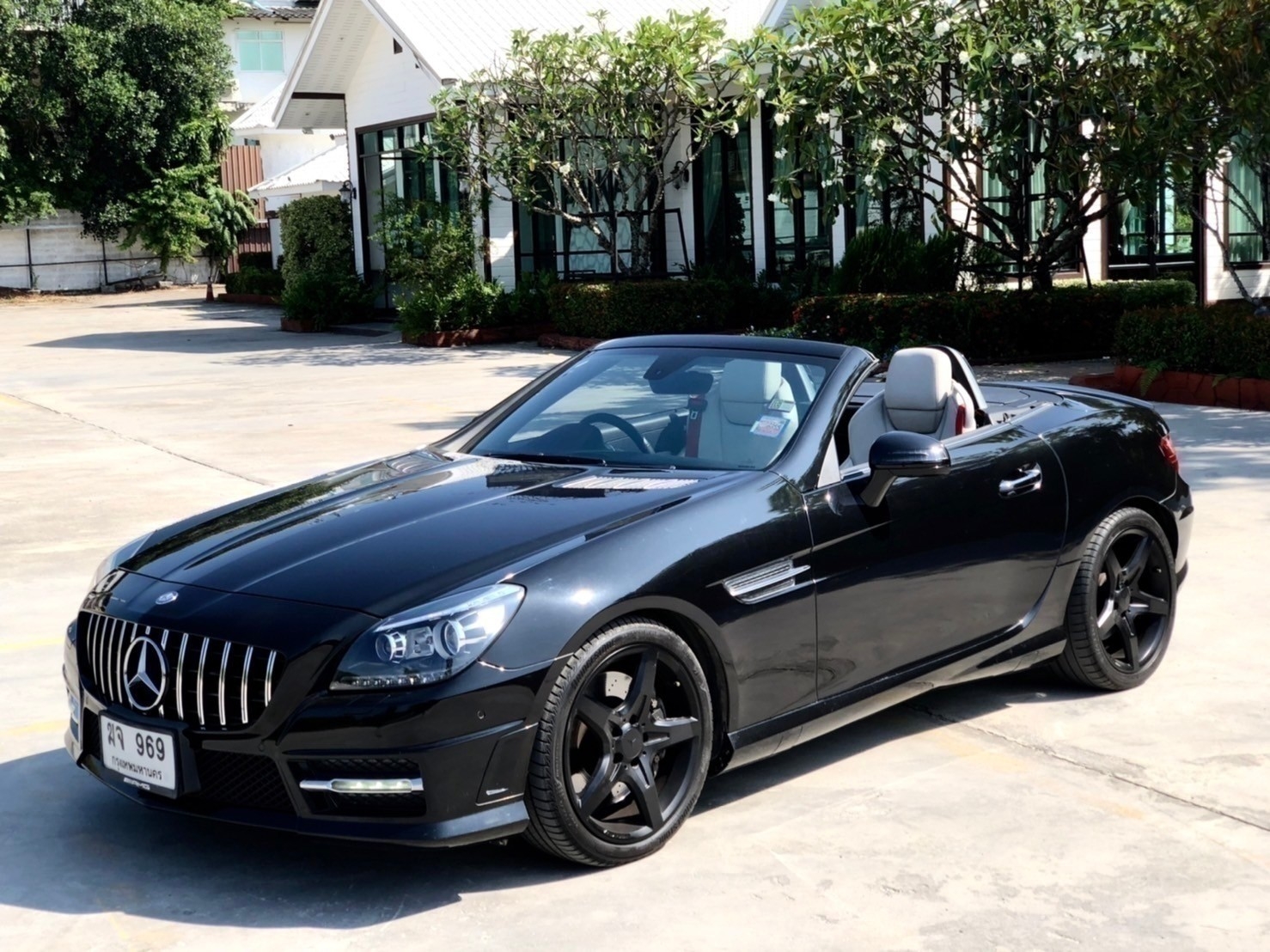 2012 Mercedes-Benz SLK-Class R172 SLK200 สีดำ (รูปที่ 8)
