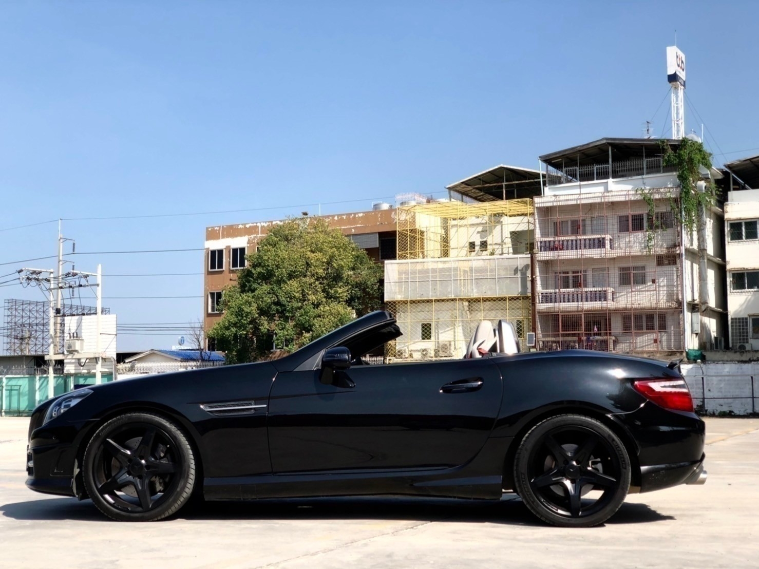 2012 Mercedes-Benz SLK-Class R172 SLK200 สีดำ (รูปที่ 9)