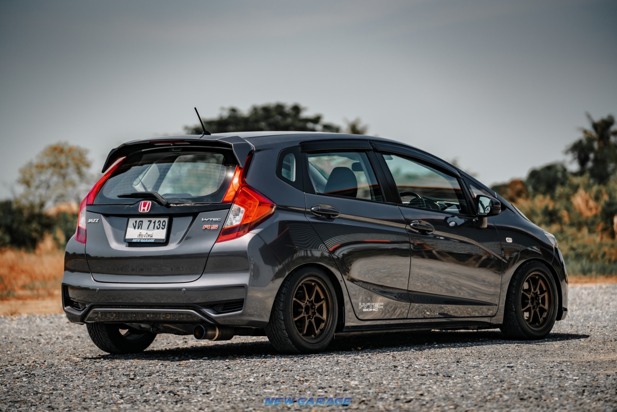 2018 Honda Jazz GK สีเทา