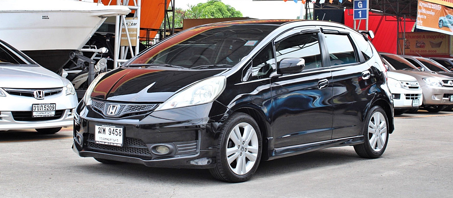 2012 Honda Jazz GE 1.5 JP Hatchback AT สีดำเกียร์ออโต้ ตัว JAPAN สวยมากไม่มีชน (รูปที่ 3)