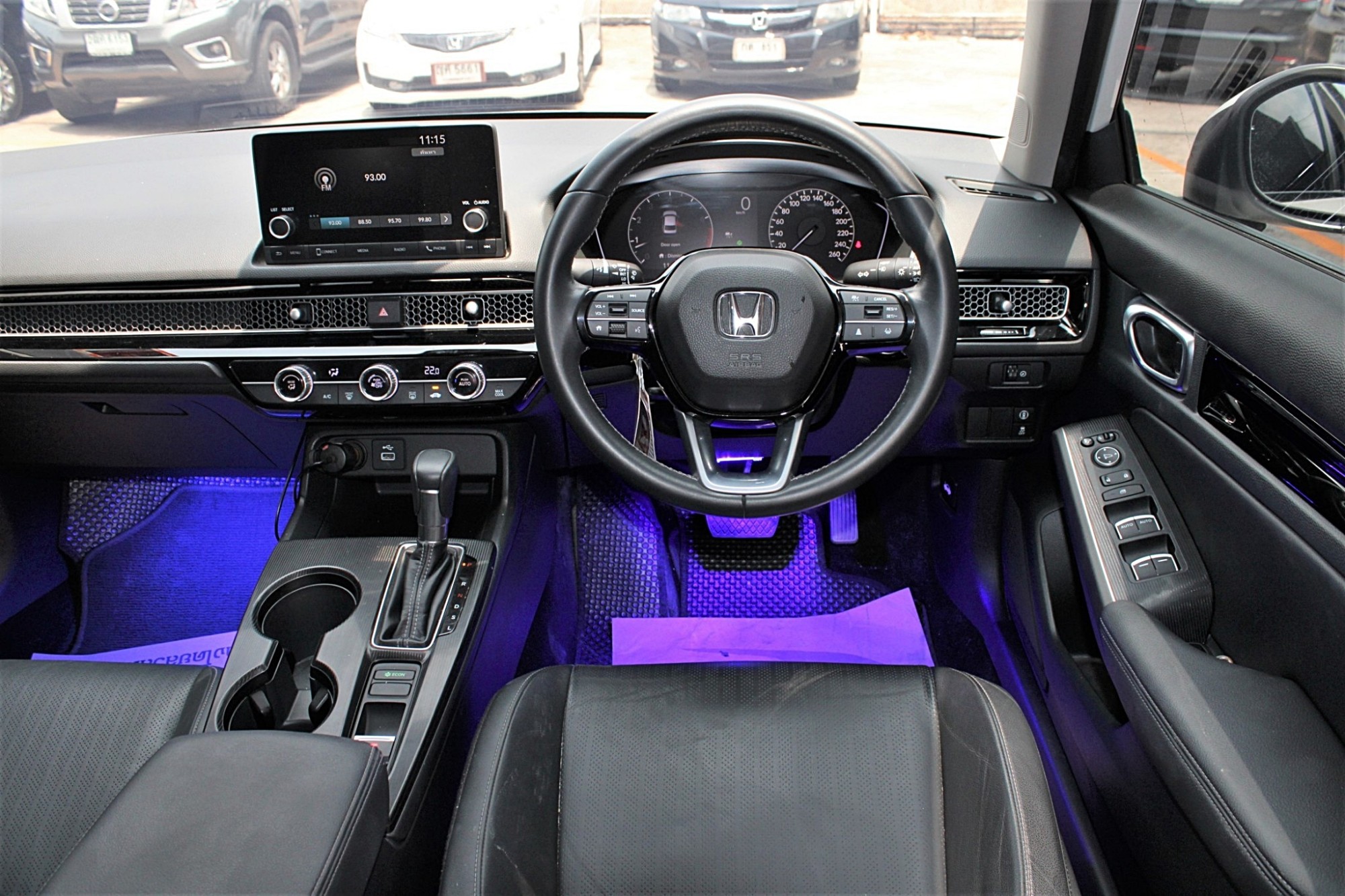 2022 Honda Civic FE i-VTEC Turbo 1.5 EL+ 178 Hp AT สีขาวมุก ระบบ Honda Sensing 178 Hp