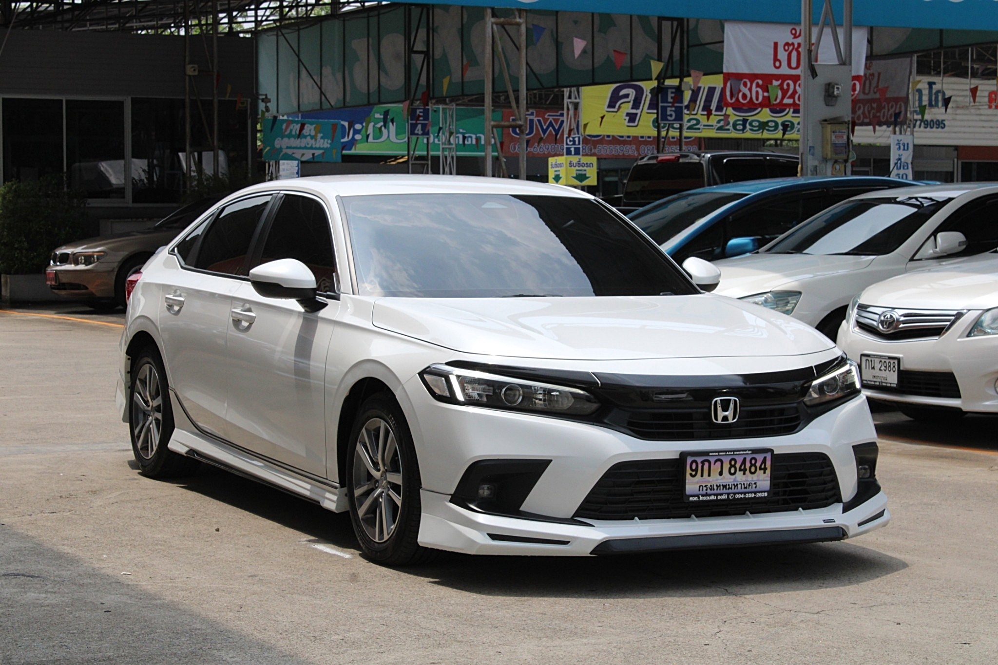 2022 Honda Civic FE i-VTEC Turbo 1.5 EL+ 178 Hp AT สีขาวมุก ระบบ Honda Sensing 178 Hp (รูปที่ 3)