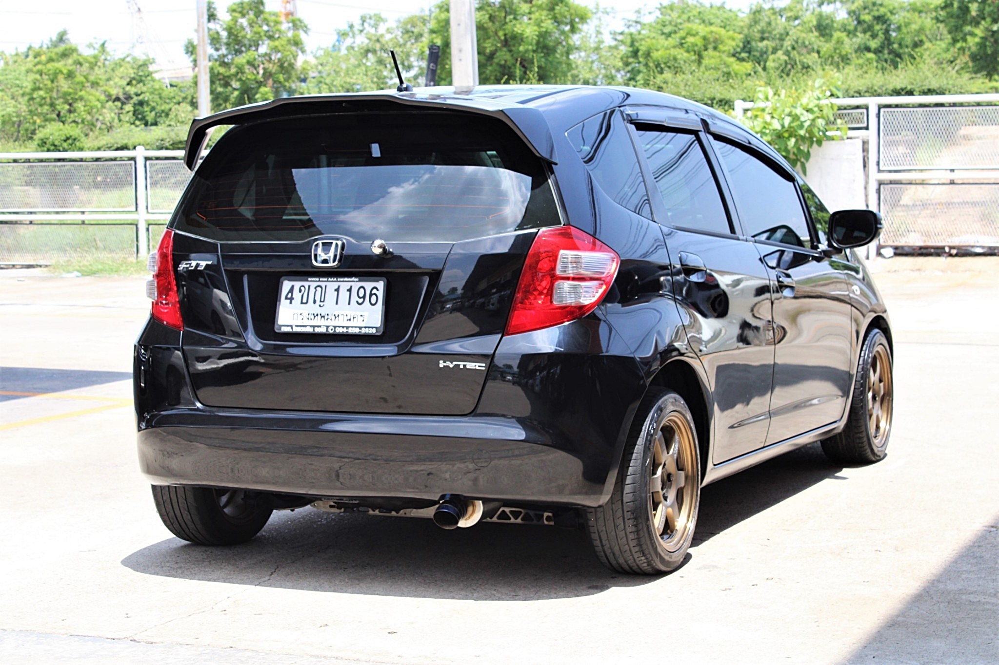 2008 Honda Jazz GE 1.5 V i-VTEC AT CVT สีดำ เกียร์ออโต้ ไม่เคยมีอุบัติเหตุหนัก ไม่เคยแก๊ส จัดได้ท่วม ฟรีดาวน์ได้เลย (รูปที่ 5)
