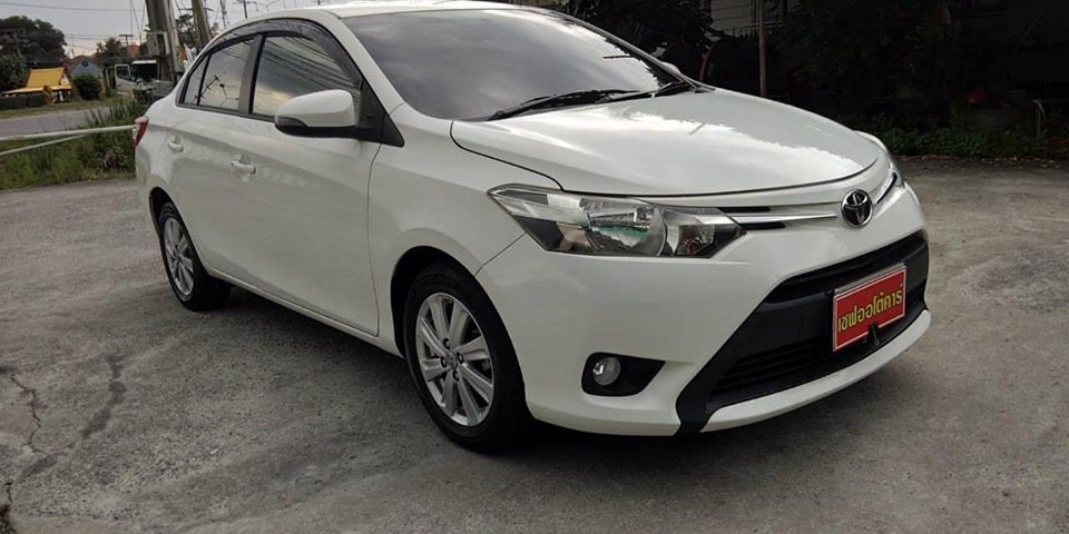 Toyota Vios ปี 2015 สีขาว (รูปที่ 3)