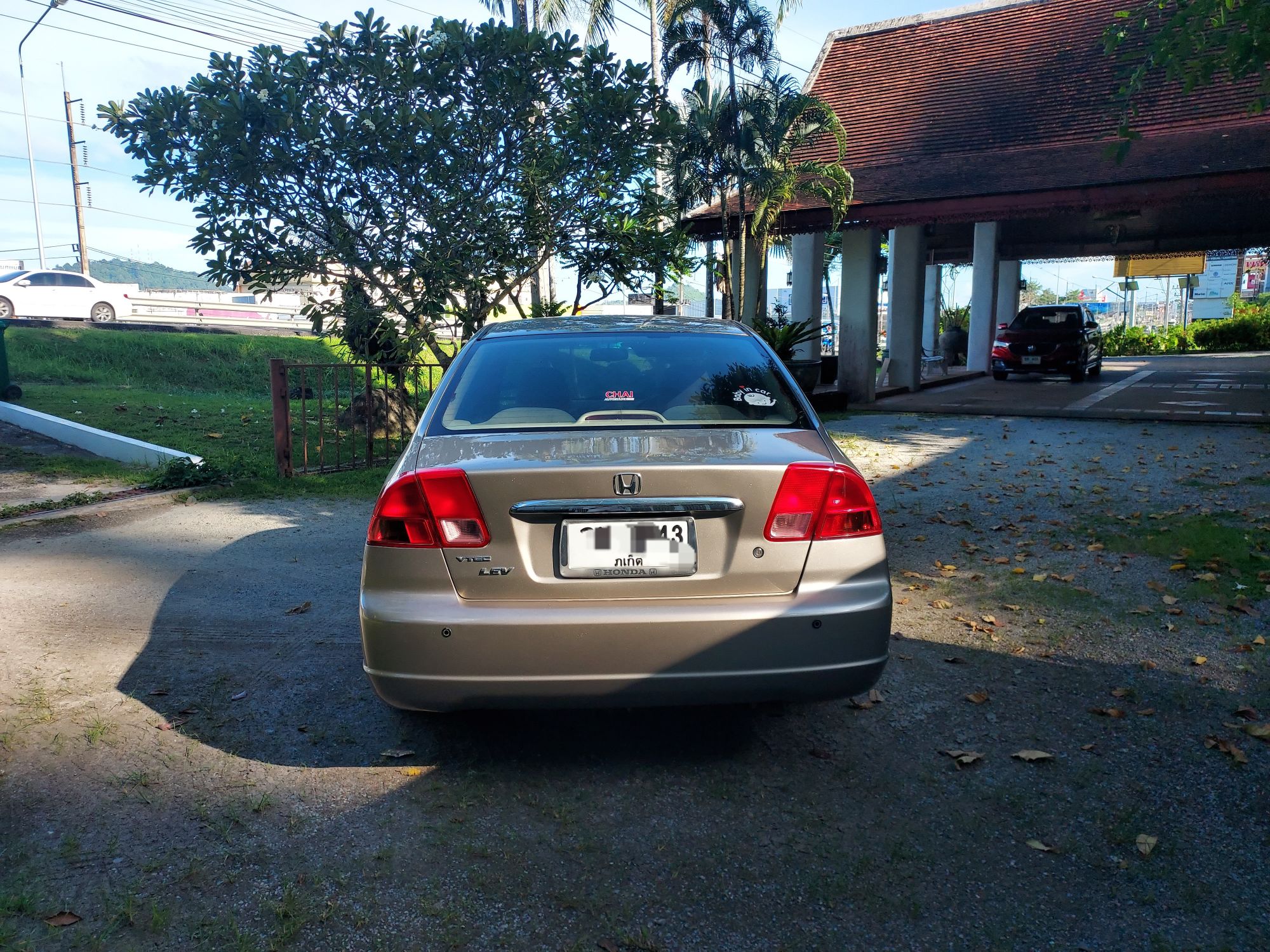 มือสอง รถบ้านมือเดียว ผู้หญิงใช้ ไม่เคยชนหนัก ไม่เคยจมน้ำ Honda Civic dimension ปี2002 เกียร์ ออโต้ เครื่อง 1700 cc (รูปที่ 10)