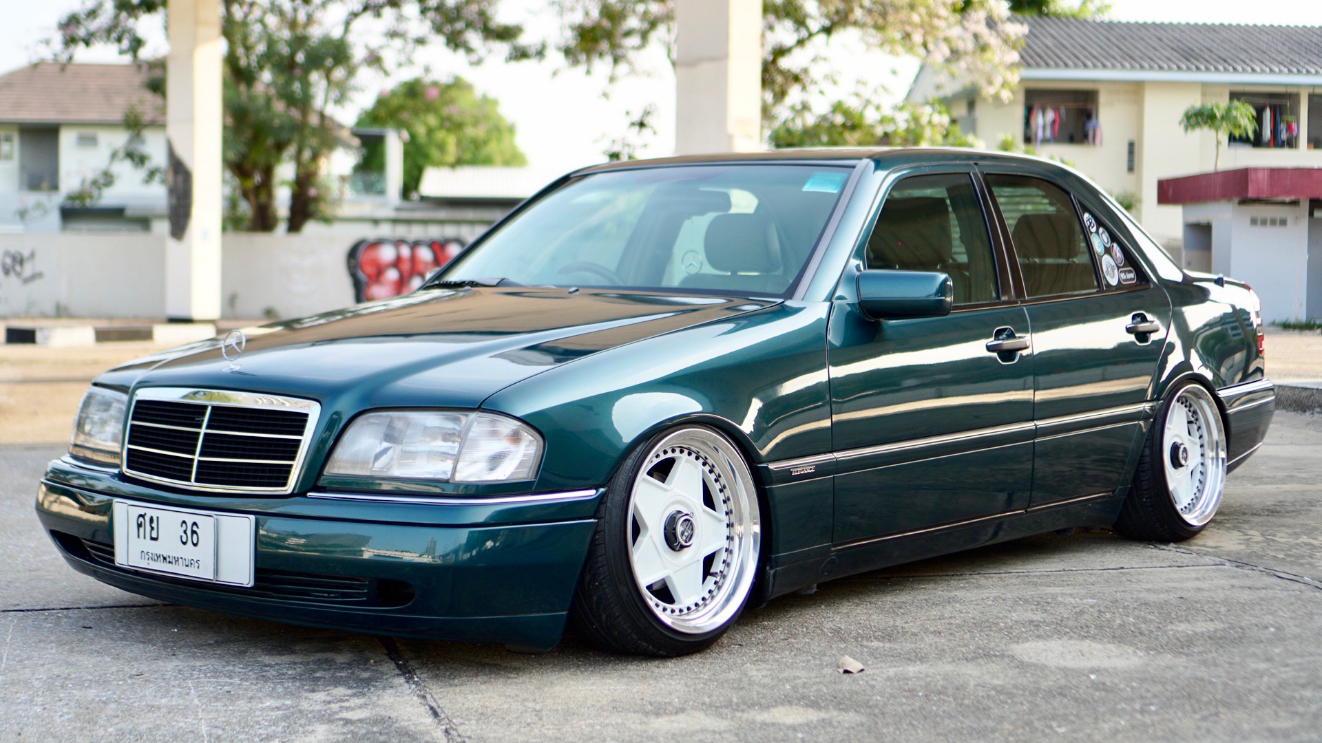 2000 Mercedes-Benz C-Class C220 สีเขียว (รูปที่ 10)