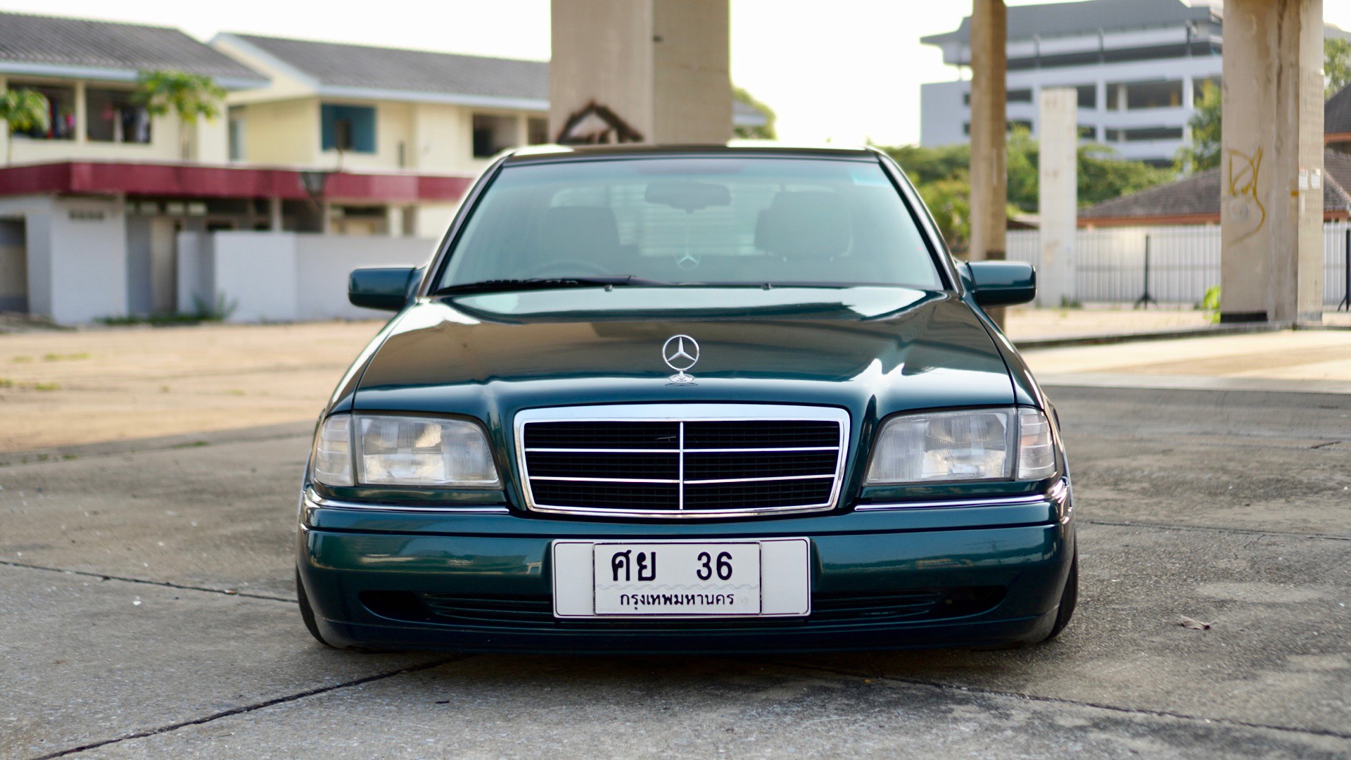 2000 Mercedes-Benz C-Class C220 สีเขียว