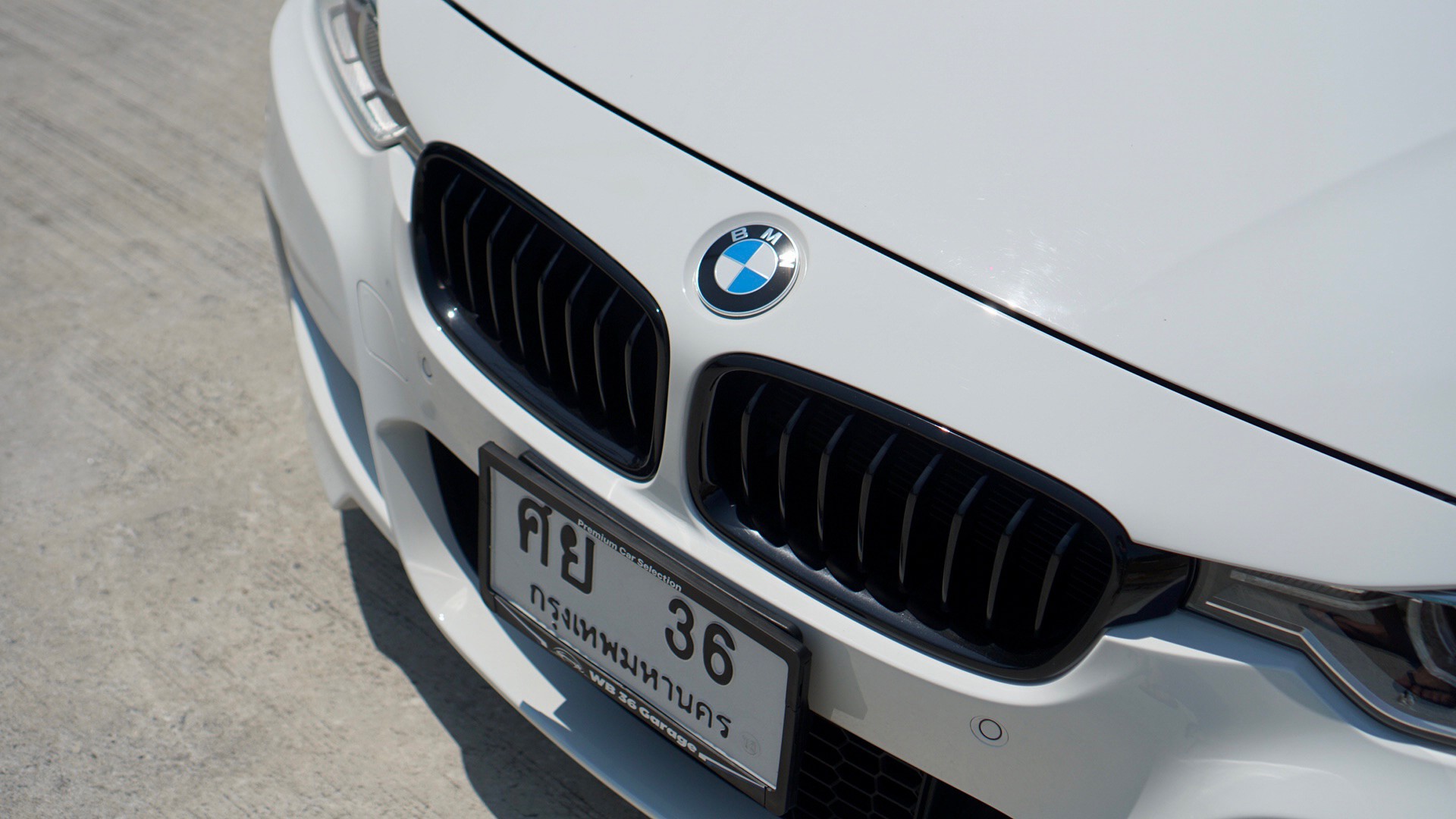 2018 BMW Bmw 320d Msport แท้โรงงาน สีขาว (รูปที่ 8)