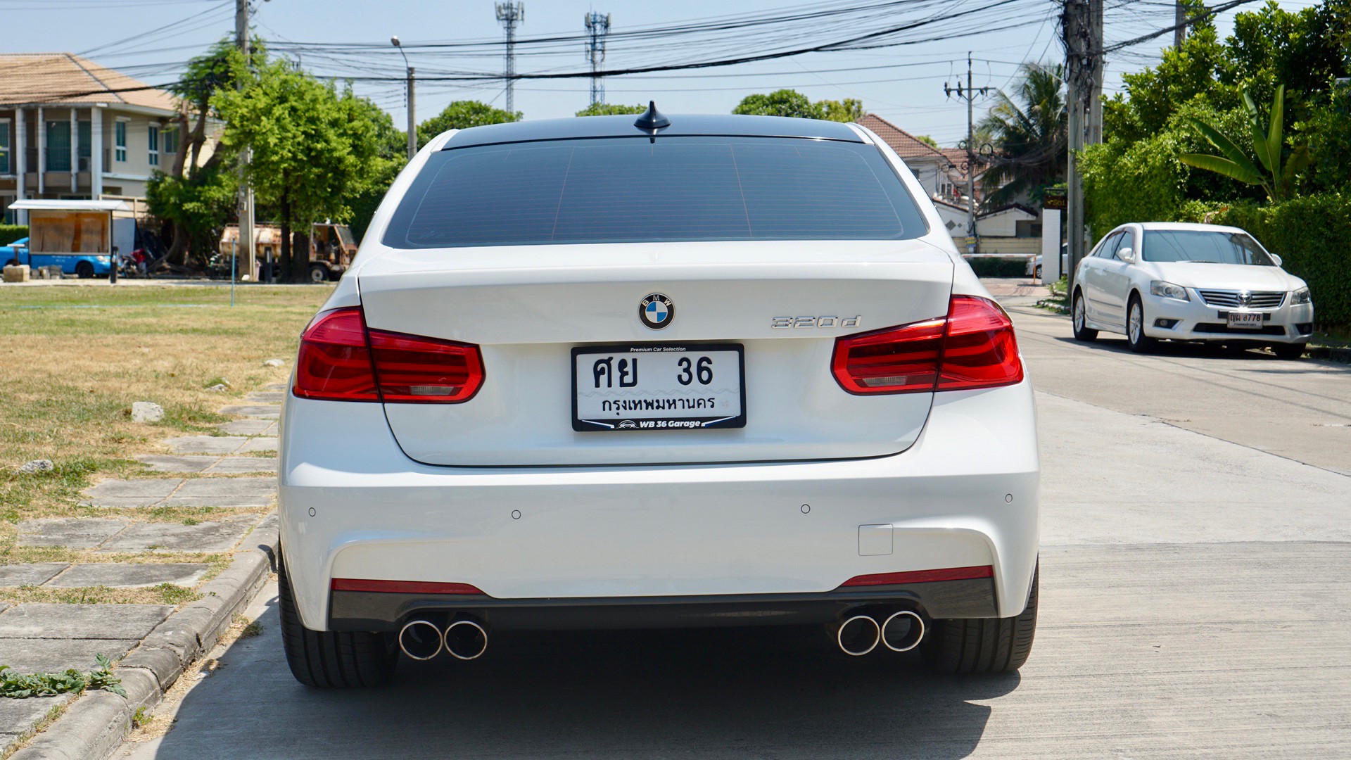 2018 BMW Bmw 320d Msport แท้โรงงาน สีขาว (รูปที่ 10)