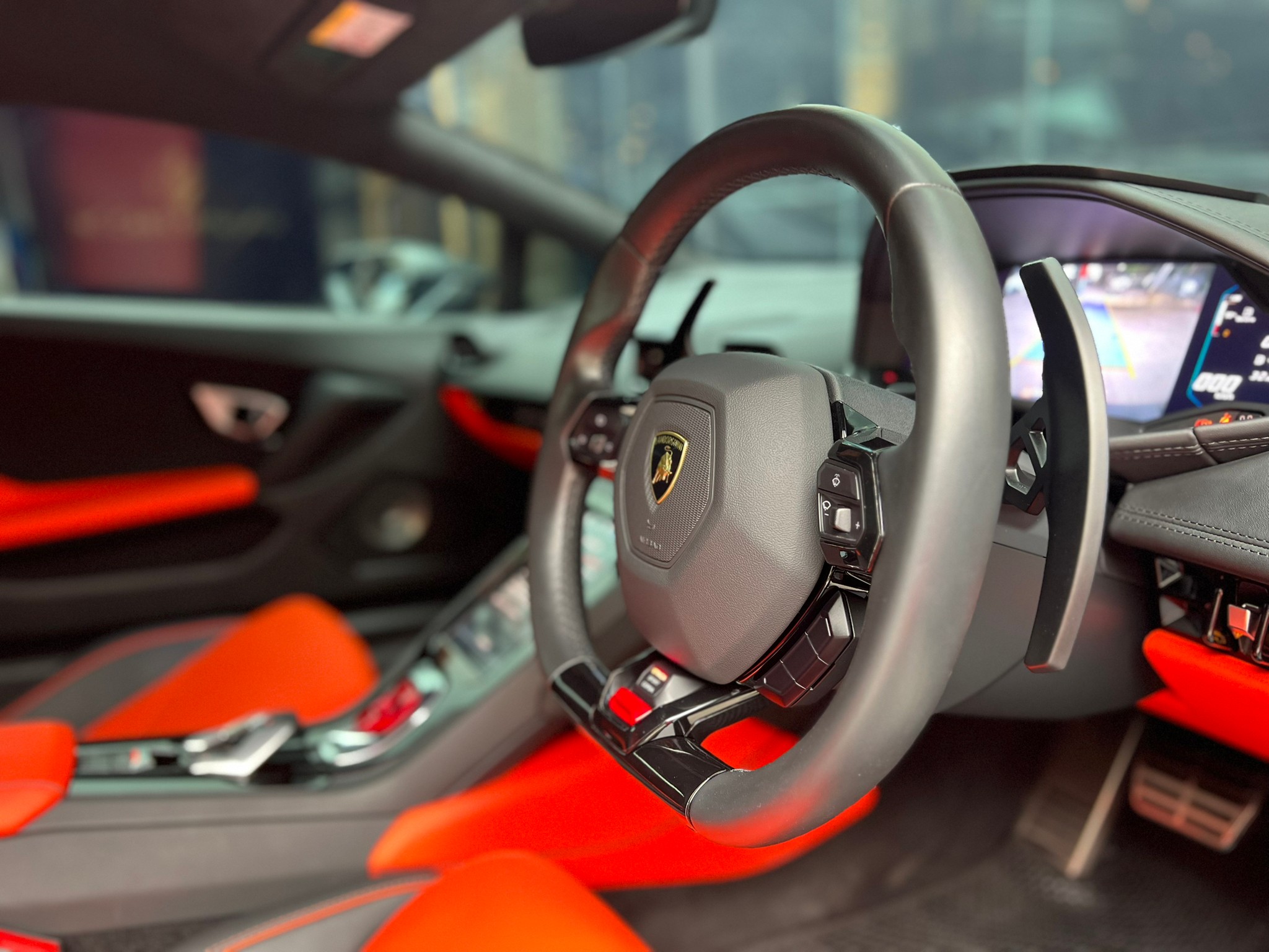 2021 Lamborghini Huracan EVO RWD สีดำ (รูปที่ 11)