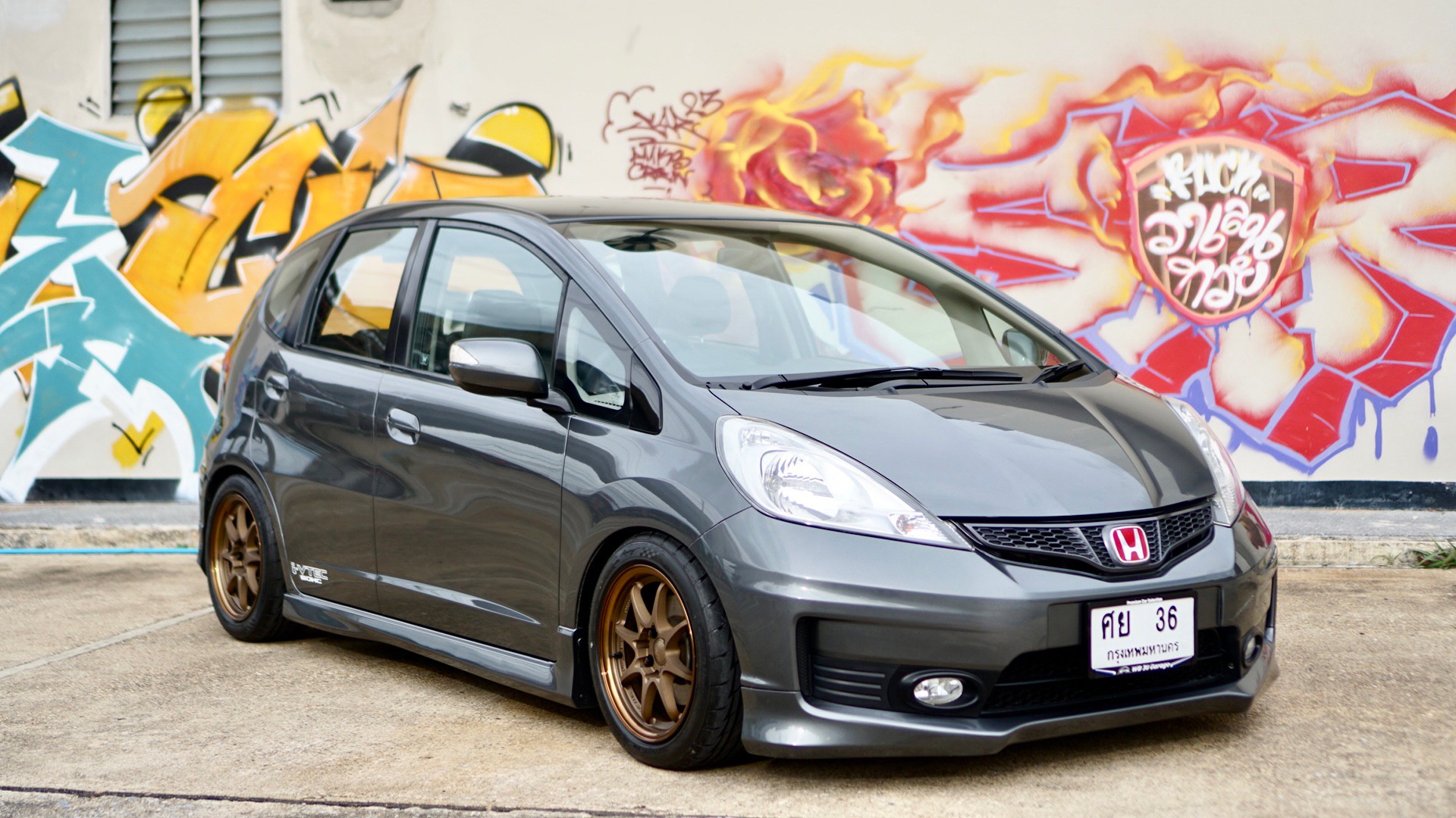2013 Honda Jazz GE สีดำ