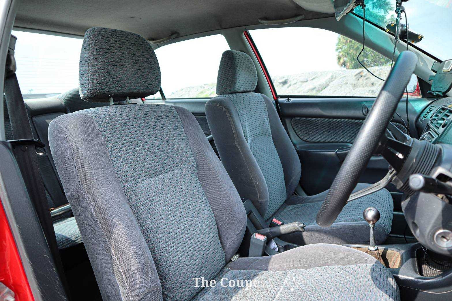 2000 Honda Civic EK โฉม Coupe สีแดง (รูปที่ 9)