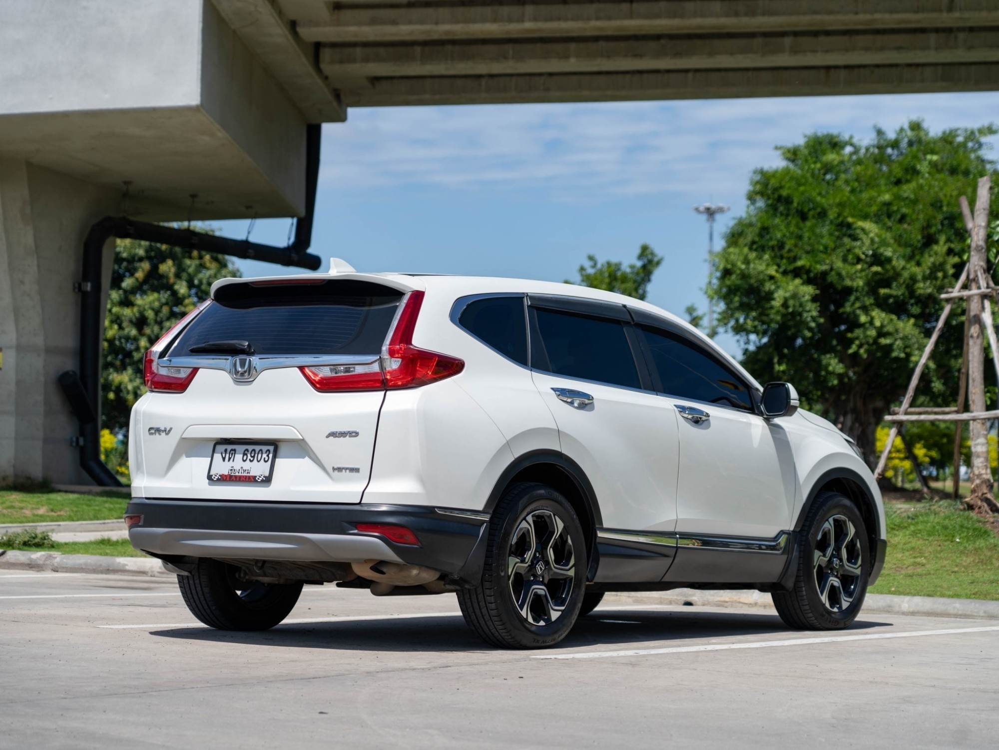 2018 Honda CR-V สีขาว