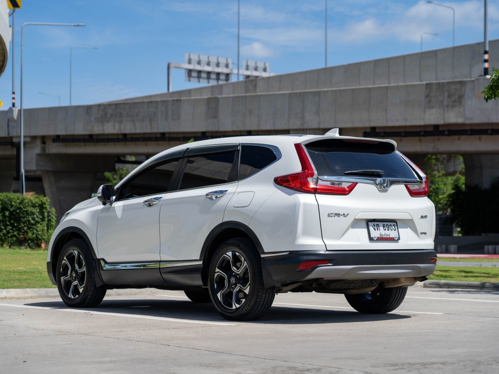 2018 Honda CR-V สีขาว