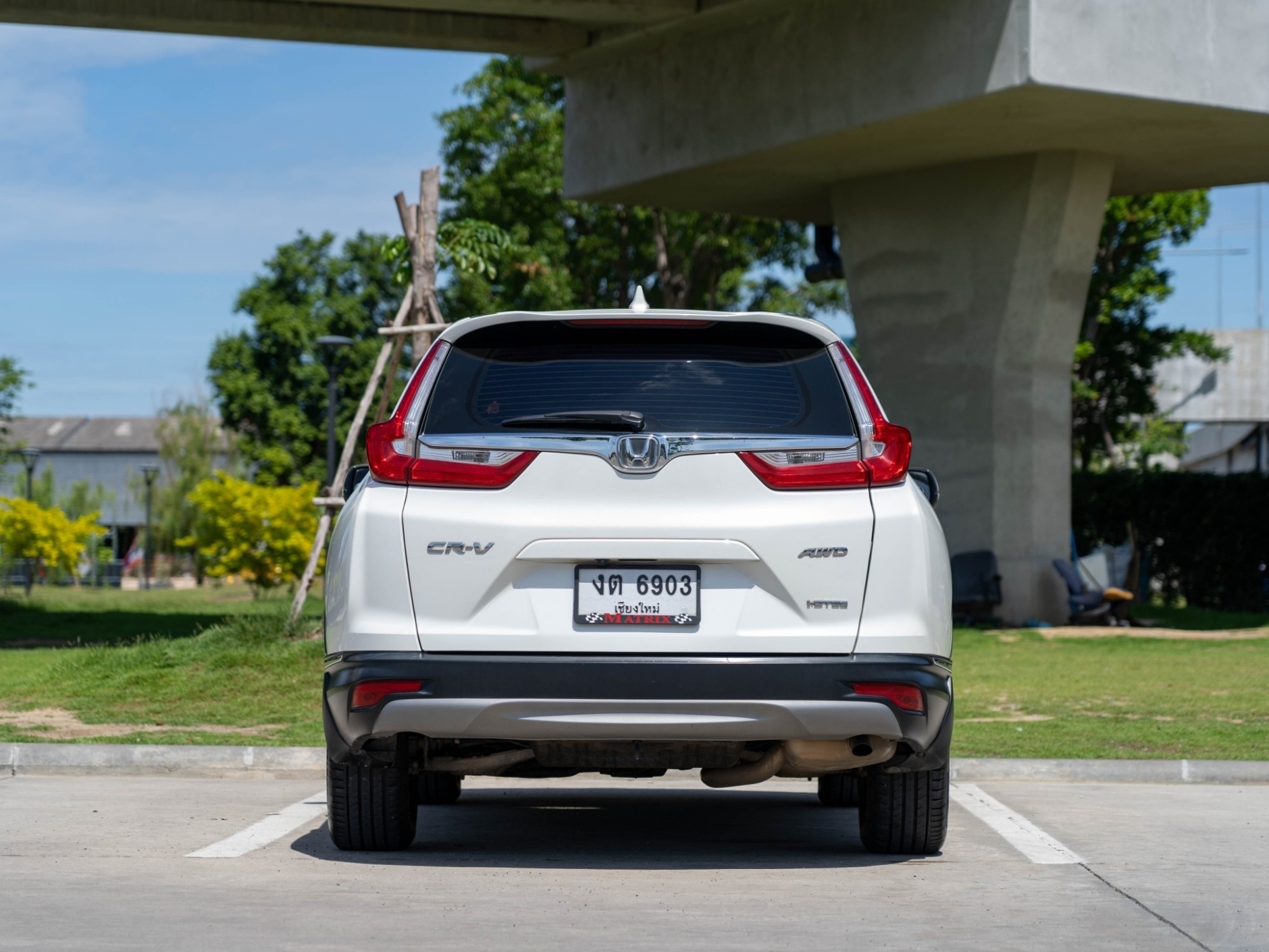 2018 Honda CR-V สีขาว